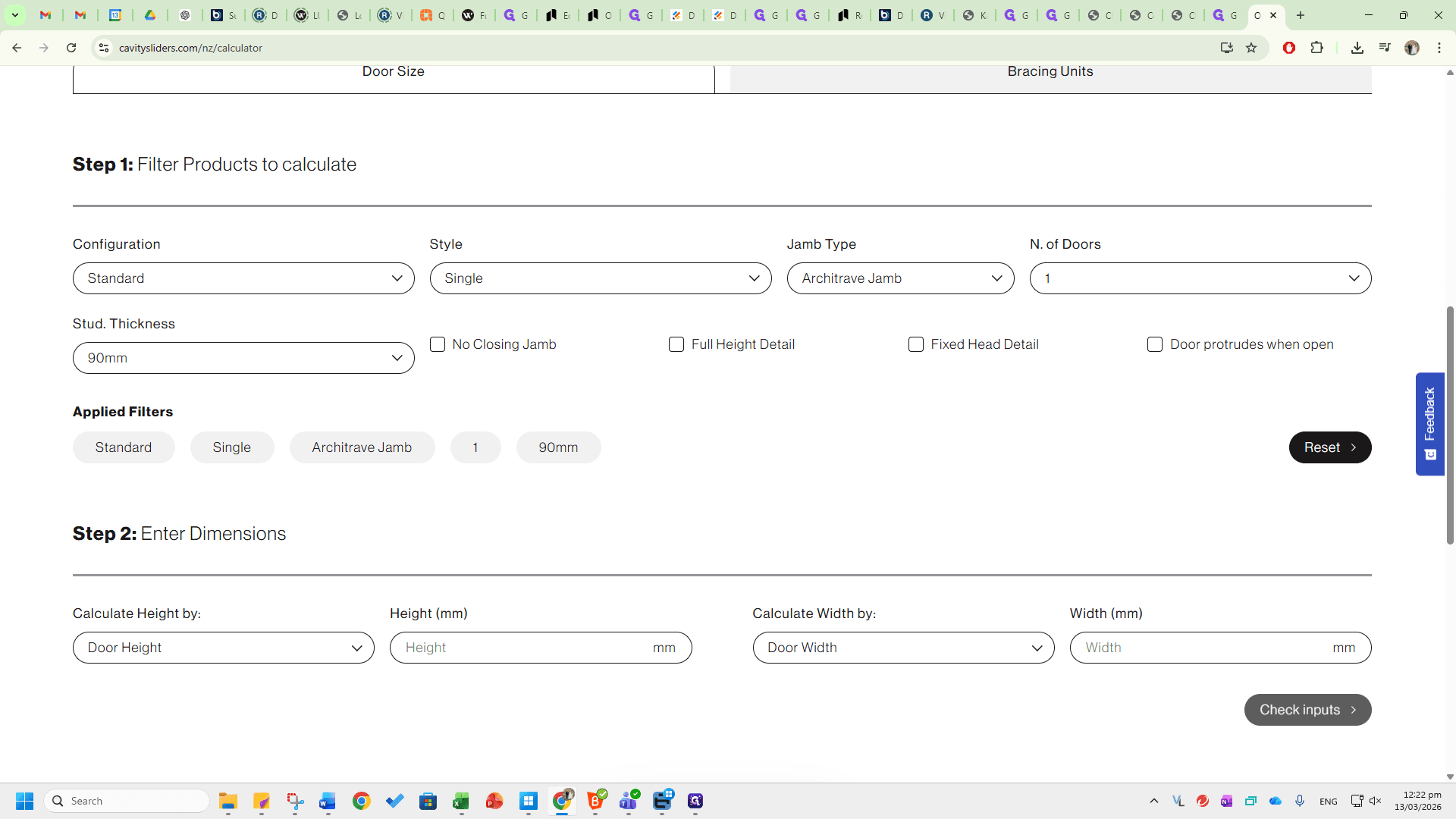 Step #11: Click on "Full Height Detail"