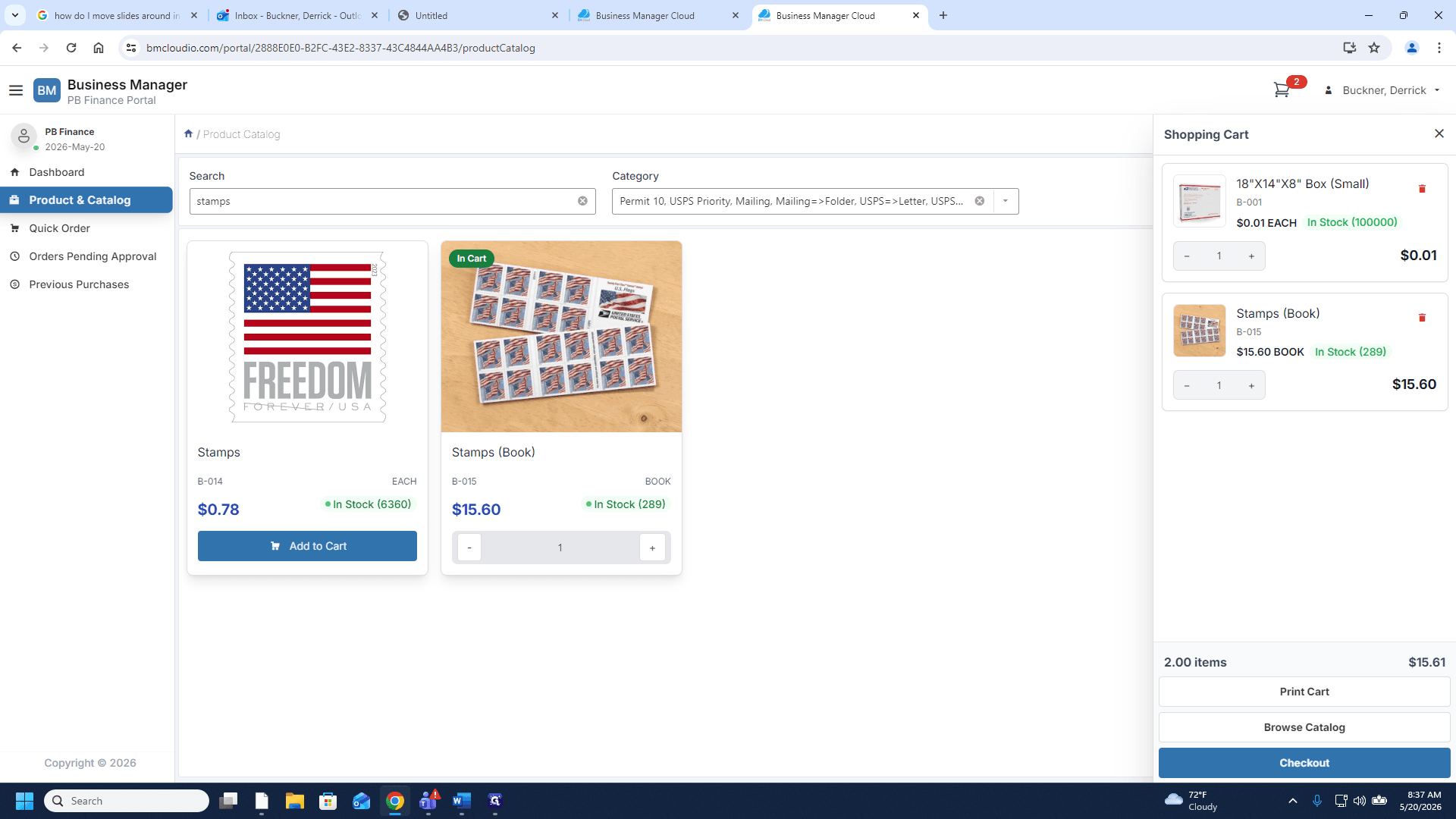 Step #7: Open your cart and click Checkout in the bottom right corner.
