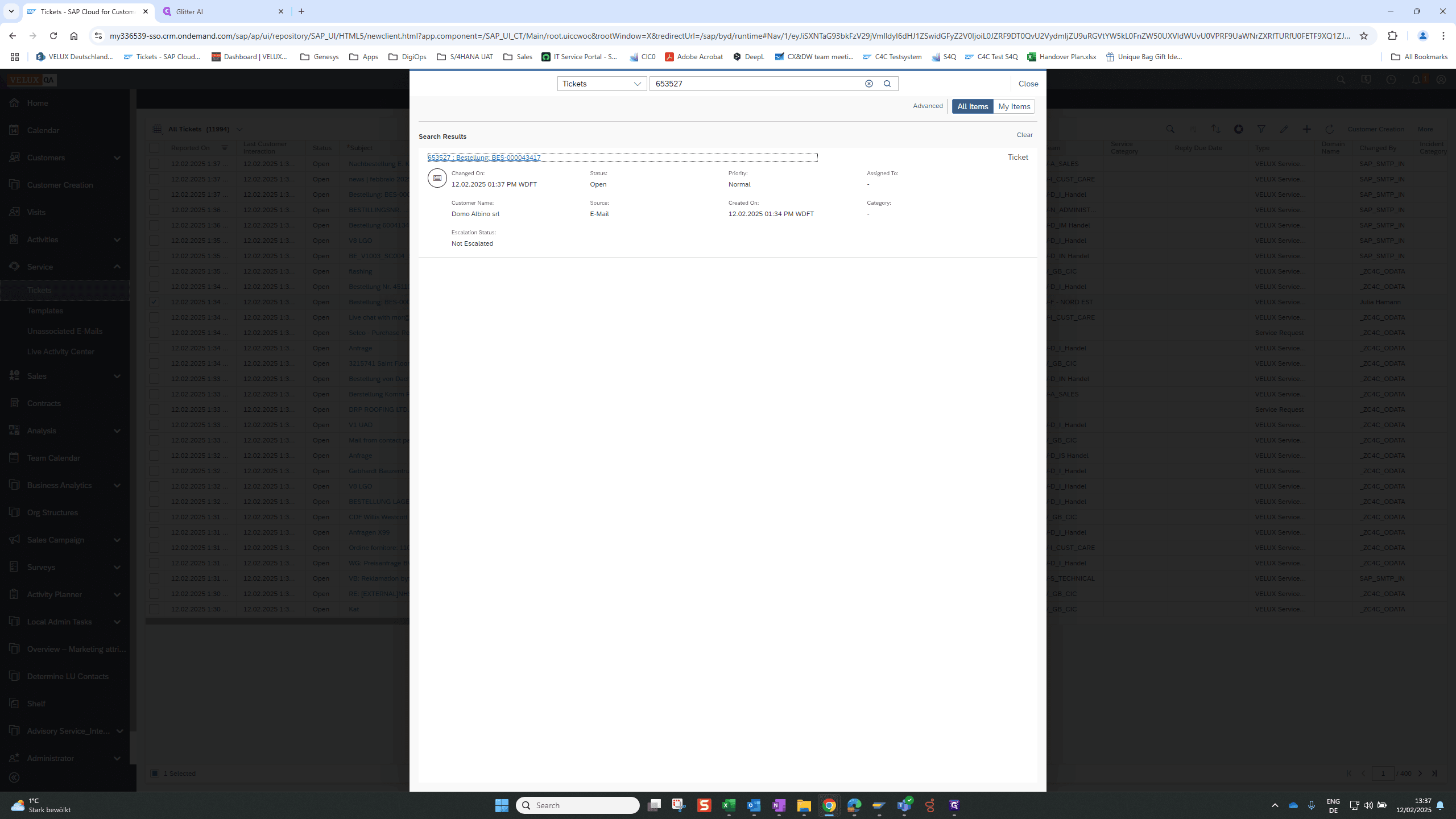 Step #13: Click on "BES - 000043417"