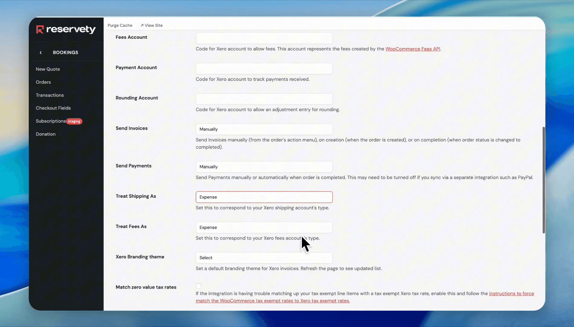 Step #19: Scroll down and change the Send Invoices setting from "Manually" to "On Order Completion".