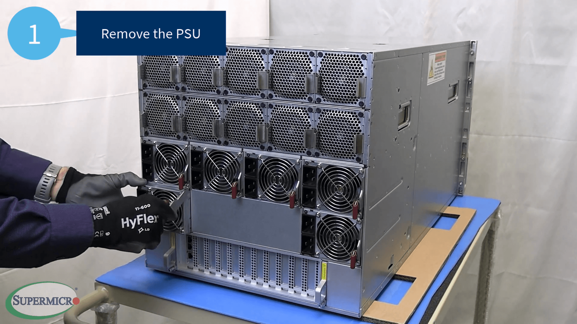 Step #6: Remove the PSU out from the system.