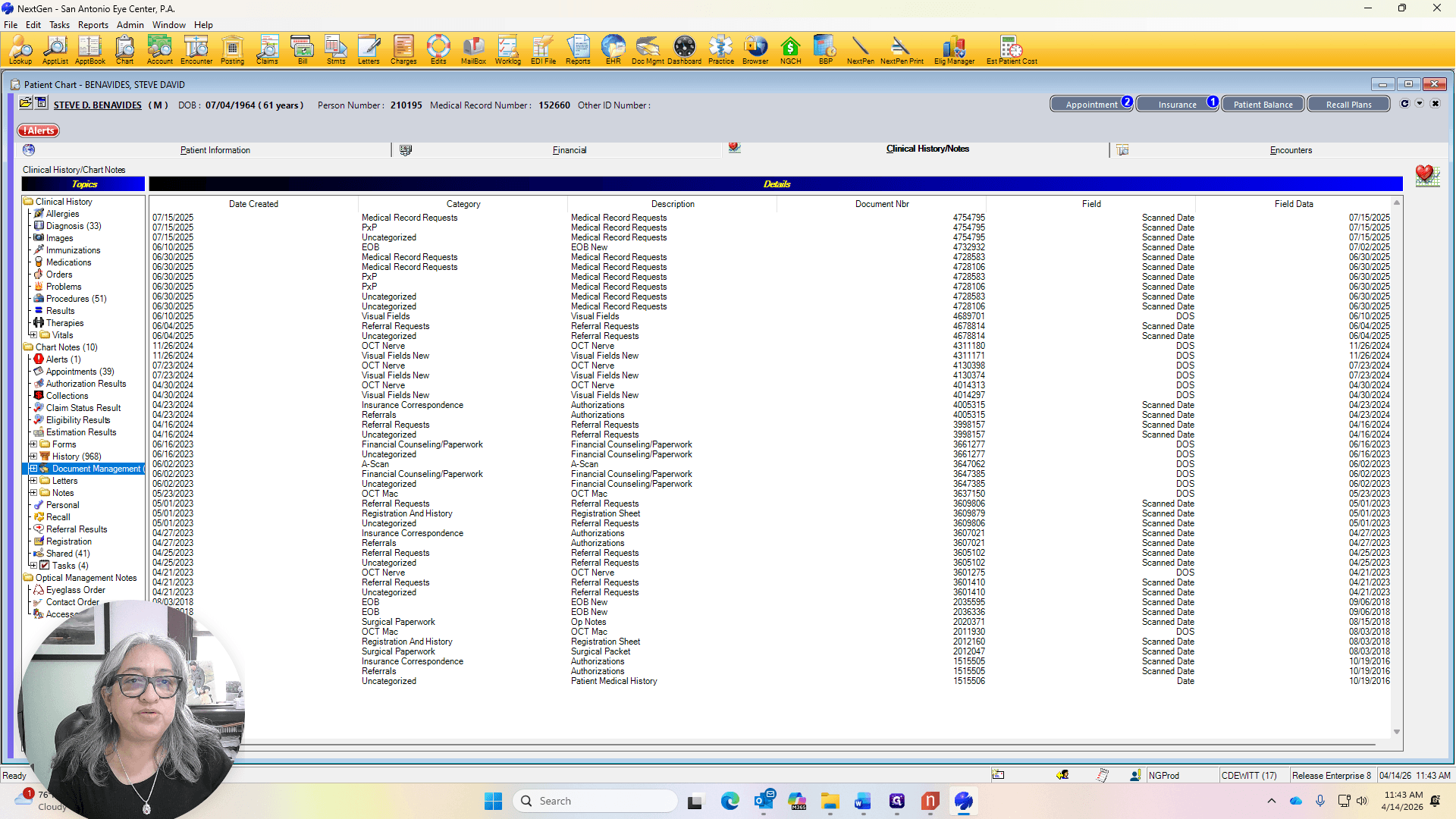 Step #28: Click on "Patient Information"