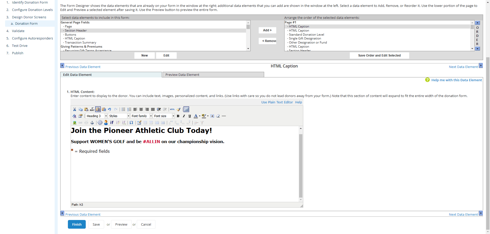 Step #5: Once you've finished revising the content, Click on the "Save" button.