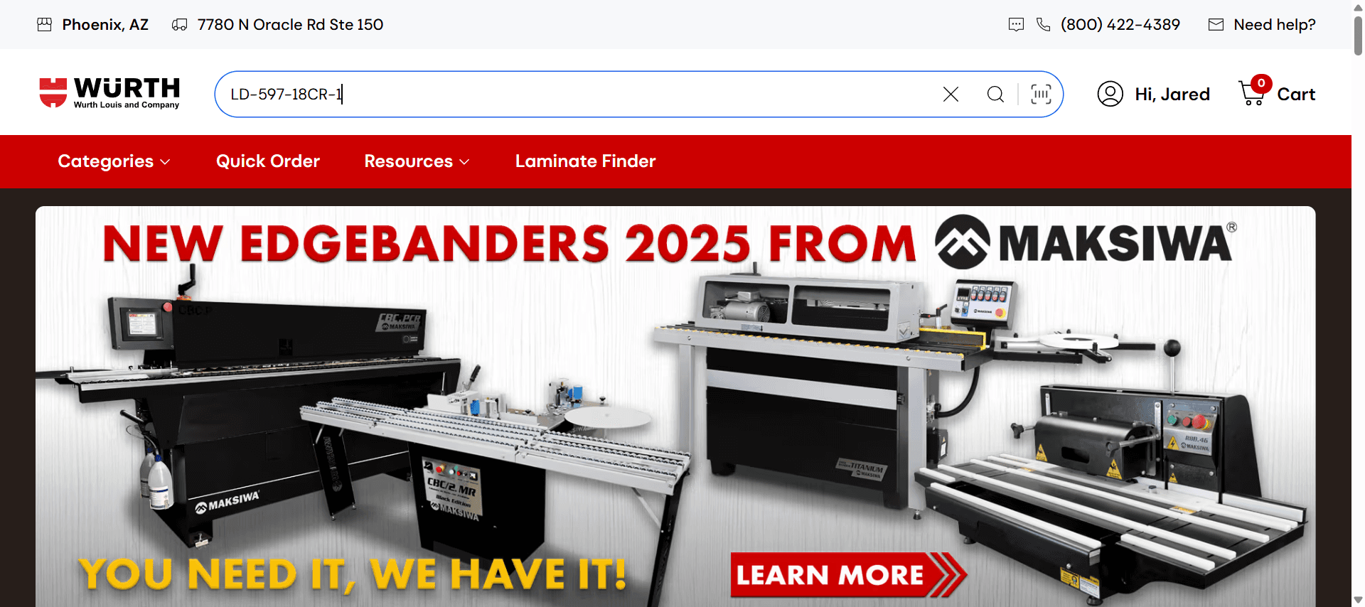 Step #10: Enter the SKU in the search bar