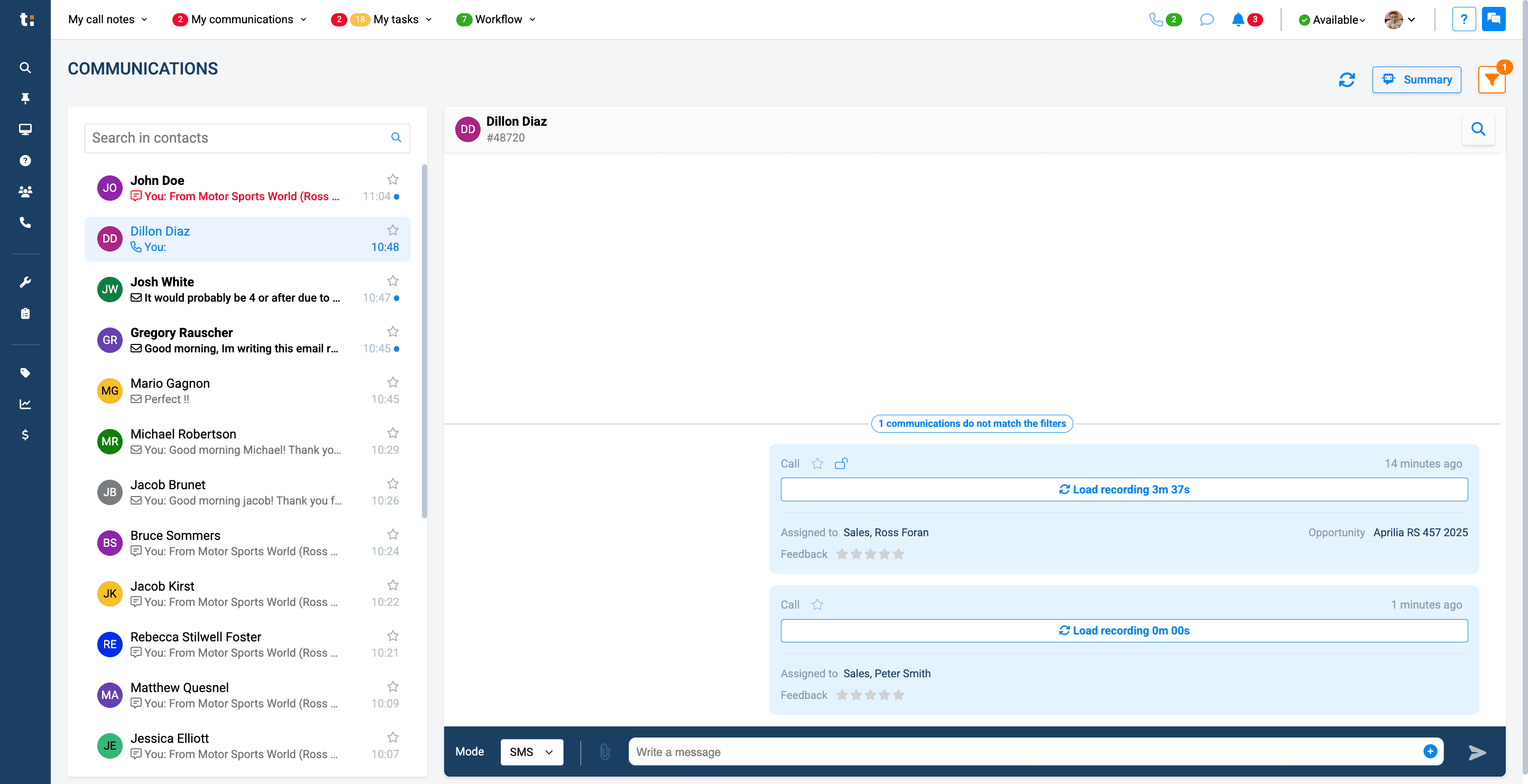 Step #16: Finally, we added a notifications icon. It will alert you to any new changes or actions related to you, such as customer communications, tasks to complete, or mentions.