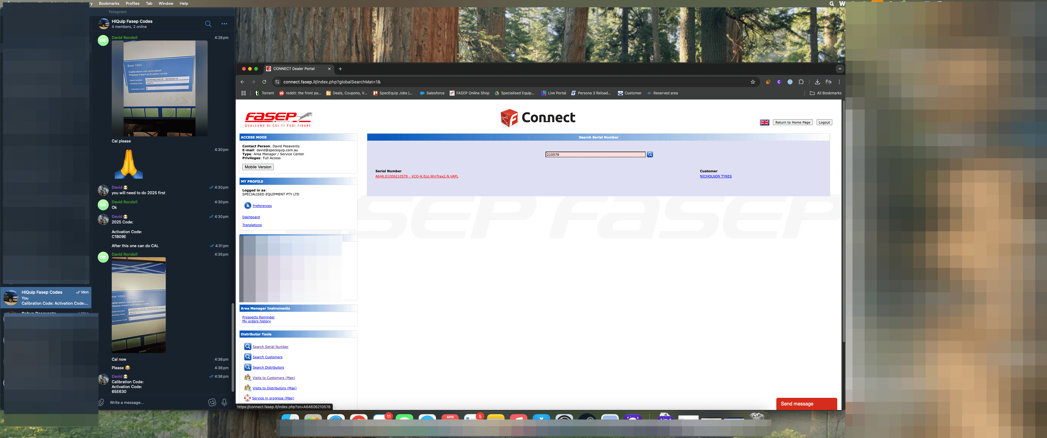 Step #6: Confirm the serial number and click on it "A646.01006210578 - VCO-K.Eco"