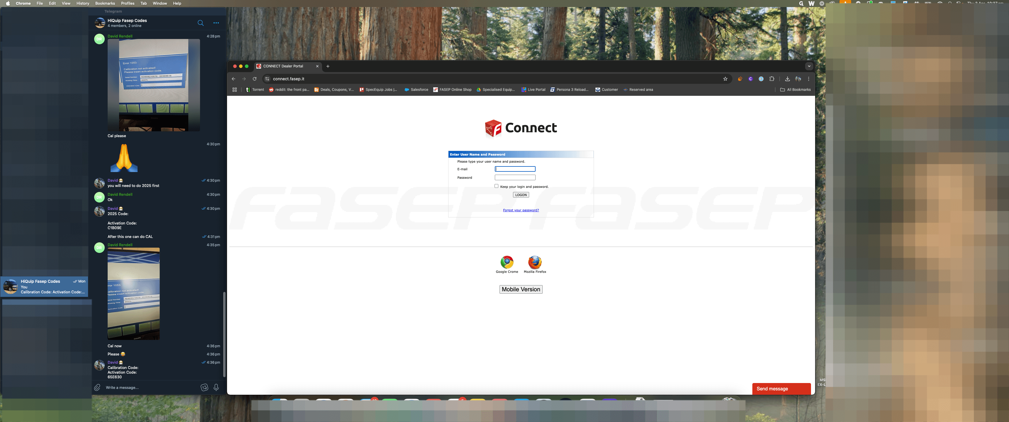 Step #3: Open Chrome and navigate to connect.fasep.itLogin with your information.