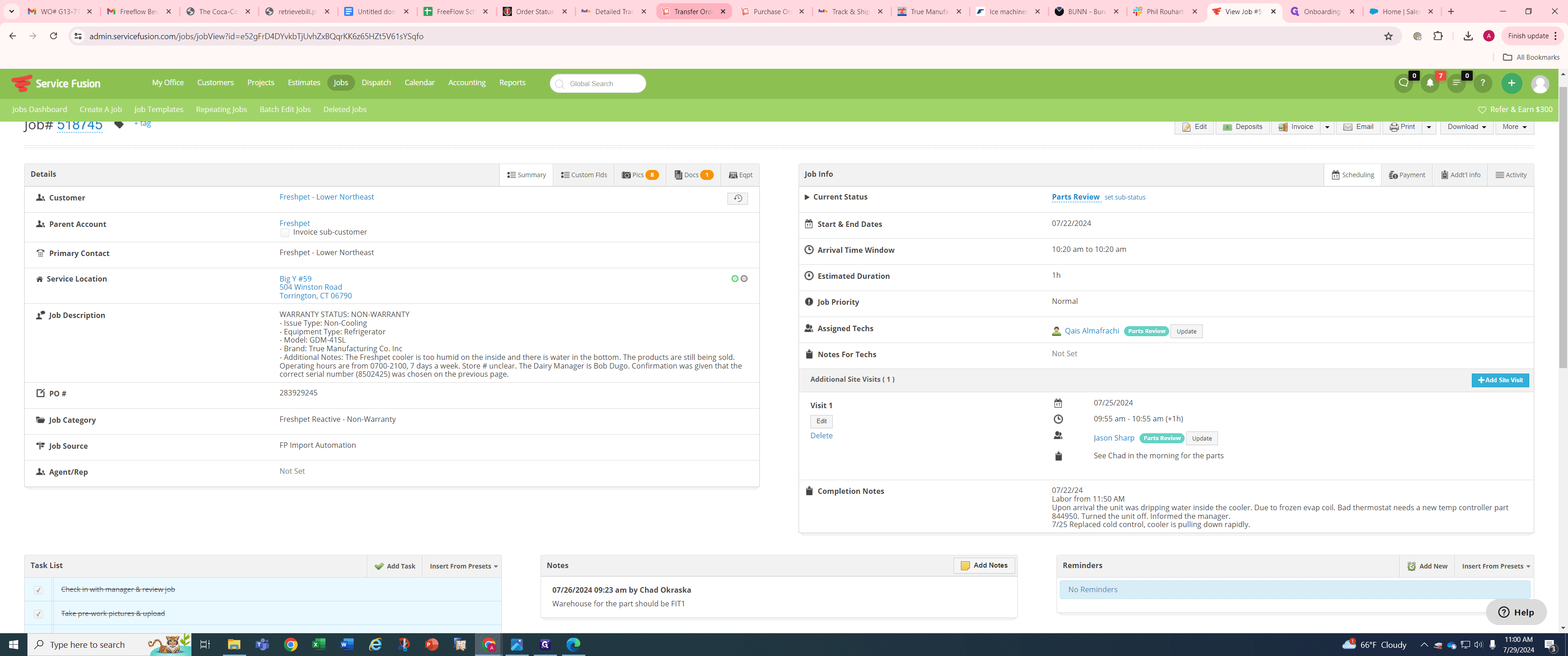 Step #2: Click on "Transfer Orders in Zoho" under Inventory