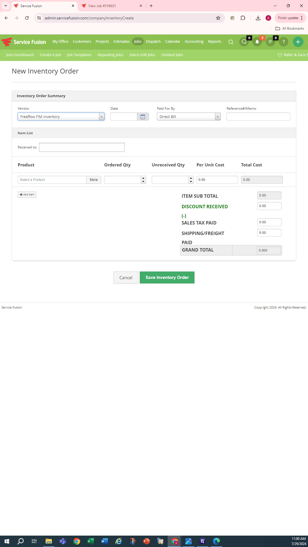 Step #7: Must click date of Transfer (use today's date)