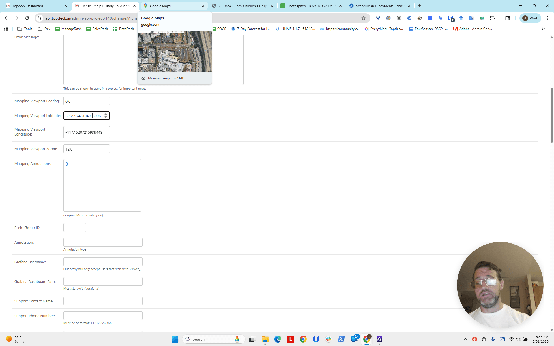 Step #11: Click on "Google Maps"