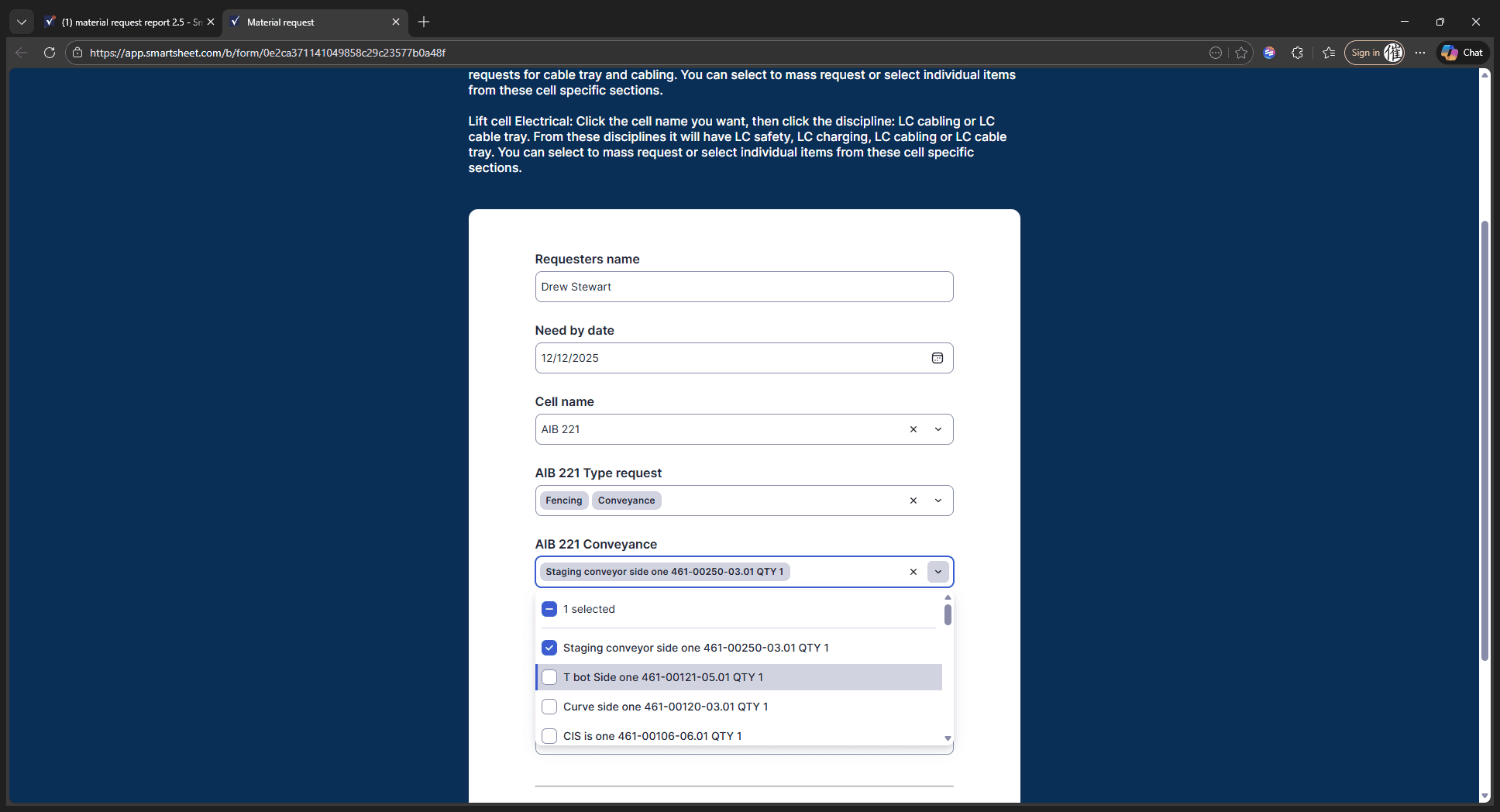 Step #13: Click on "T bot Side one 461-00121-05.01 QTY 1"