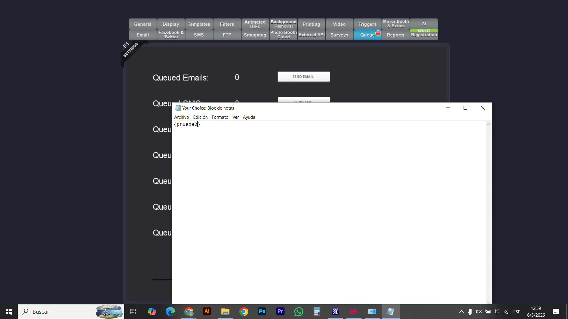 Step #16: Escribe o pega tus variables de prompt, Pegar entre {}.