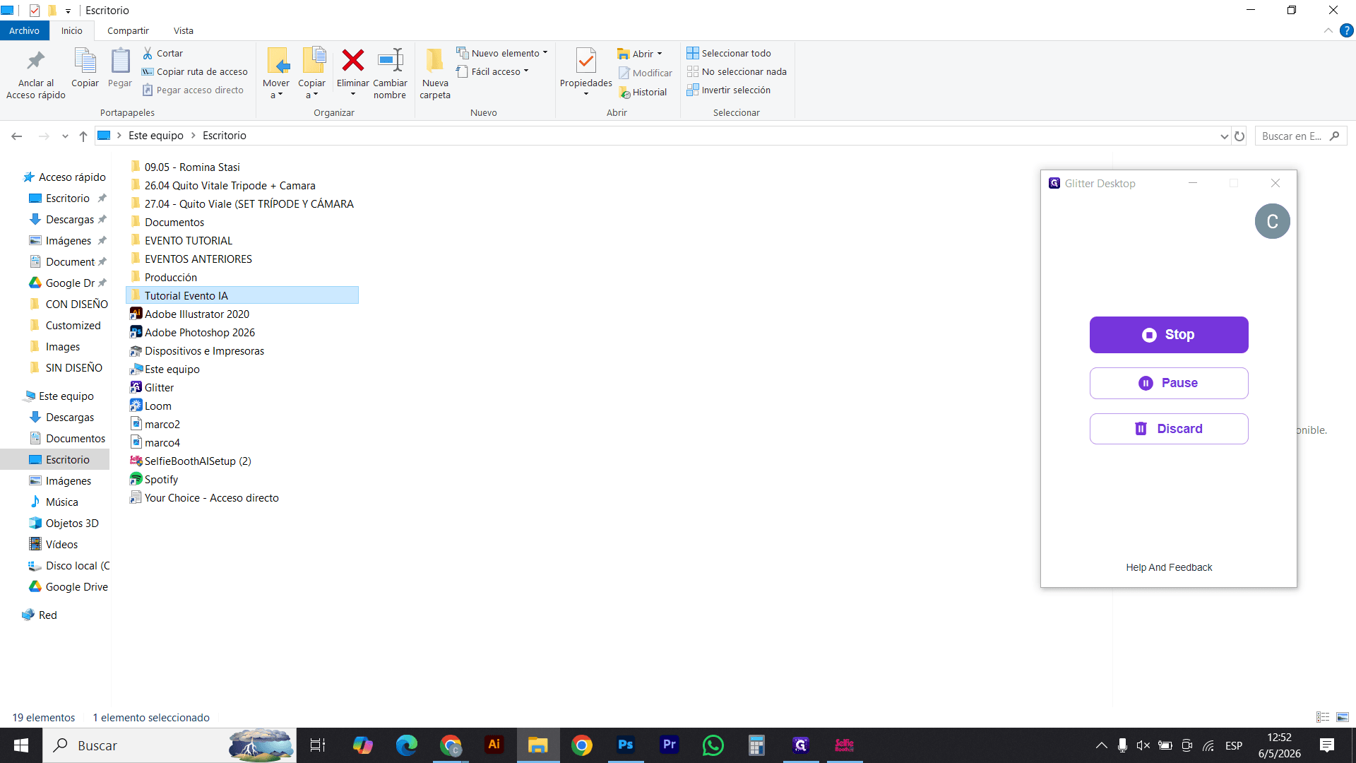 Step #21: Ve a la carpeta de tu evento en el Explorador de Archivos de Windows.