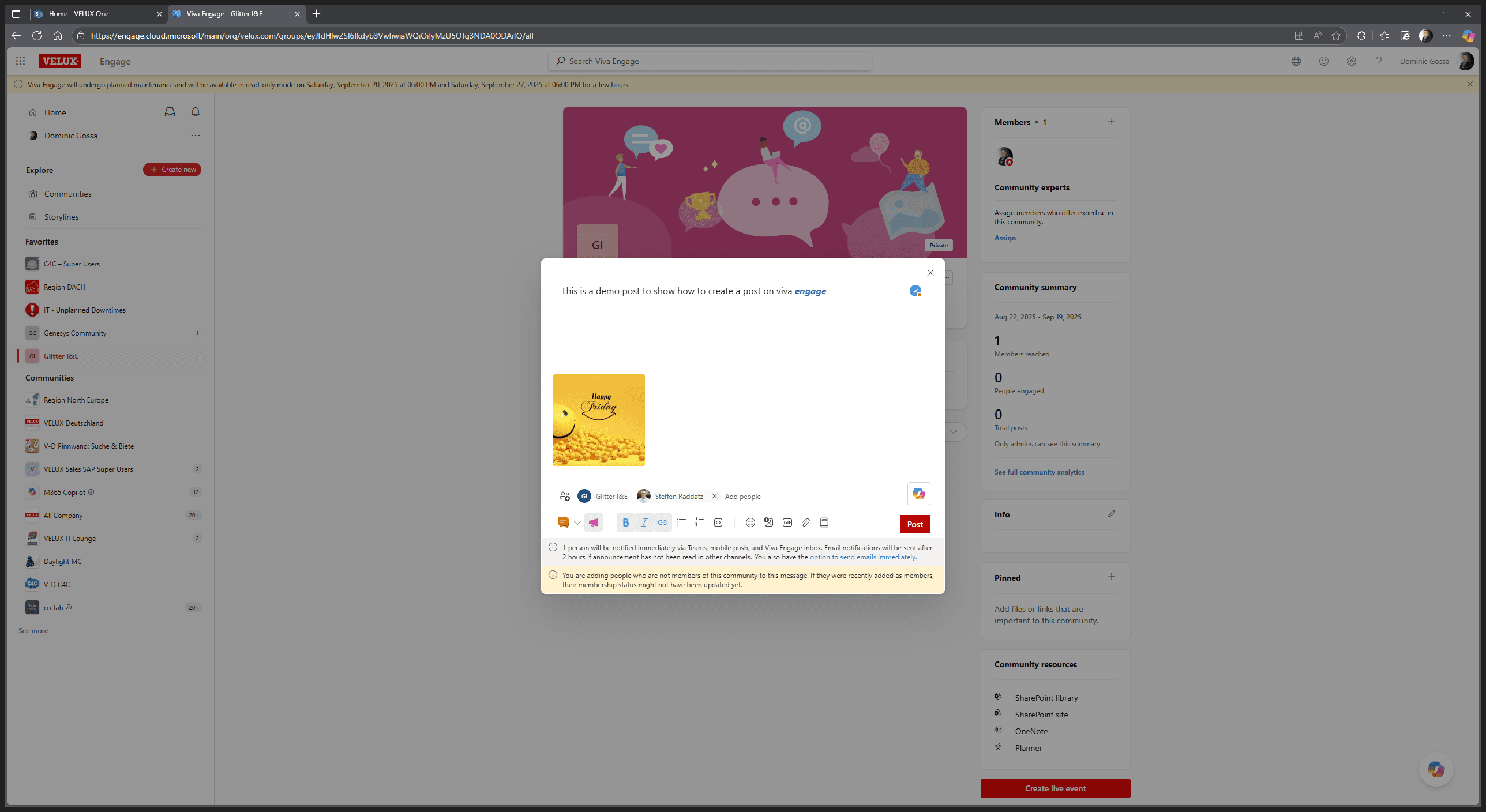 Step #12: Click on "Post"