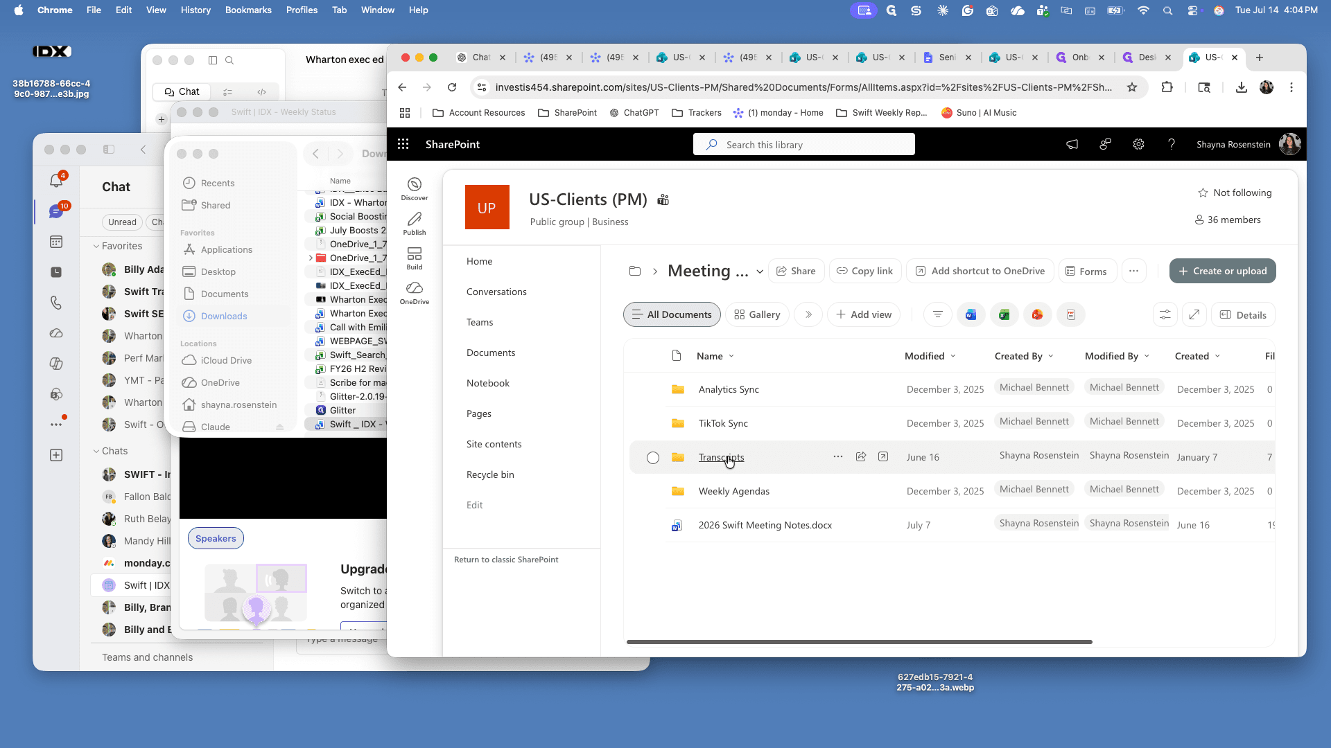Step #7: Open the Transcripts directory.