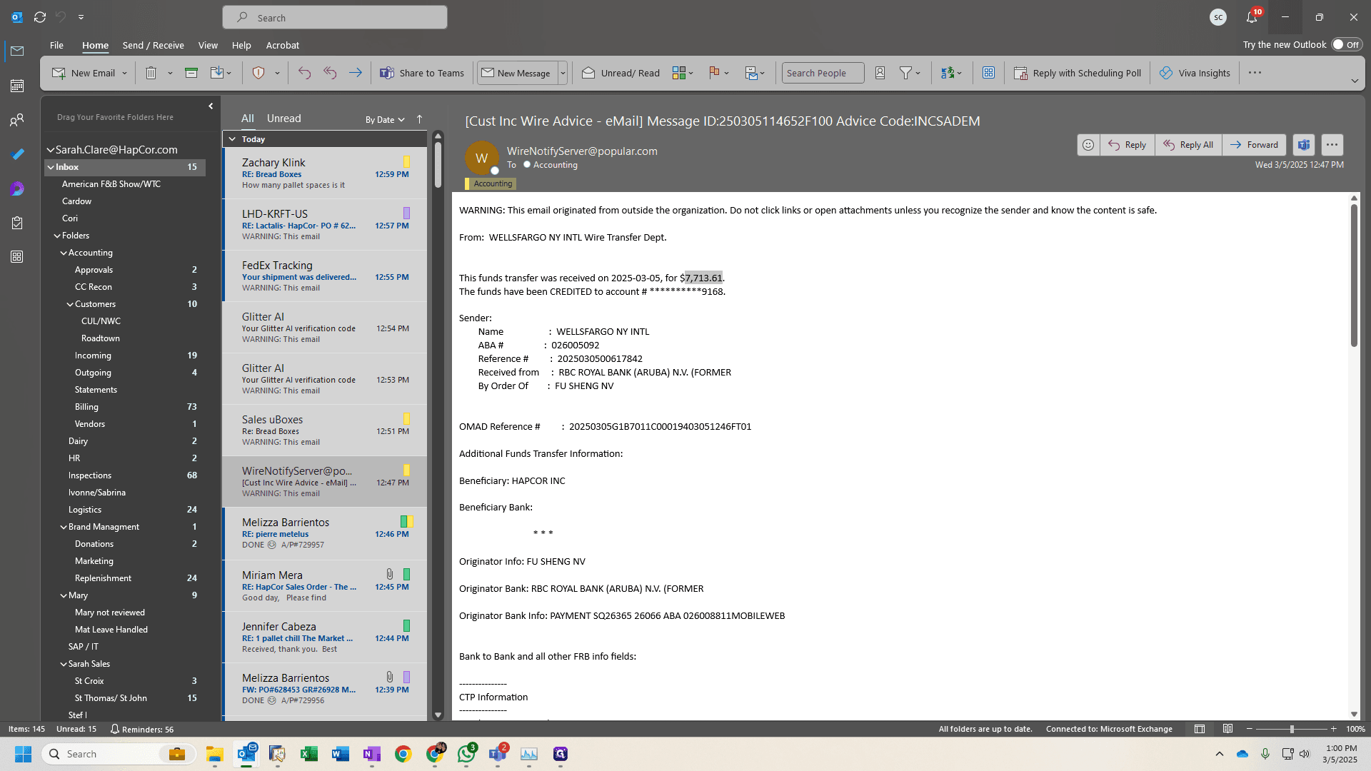Step #12: Click here to go back to SAP