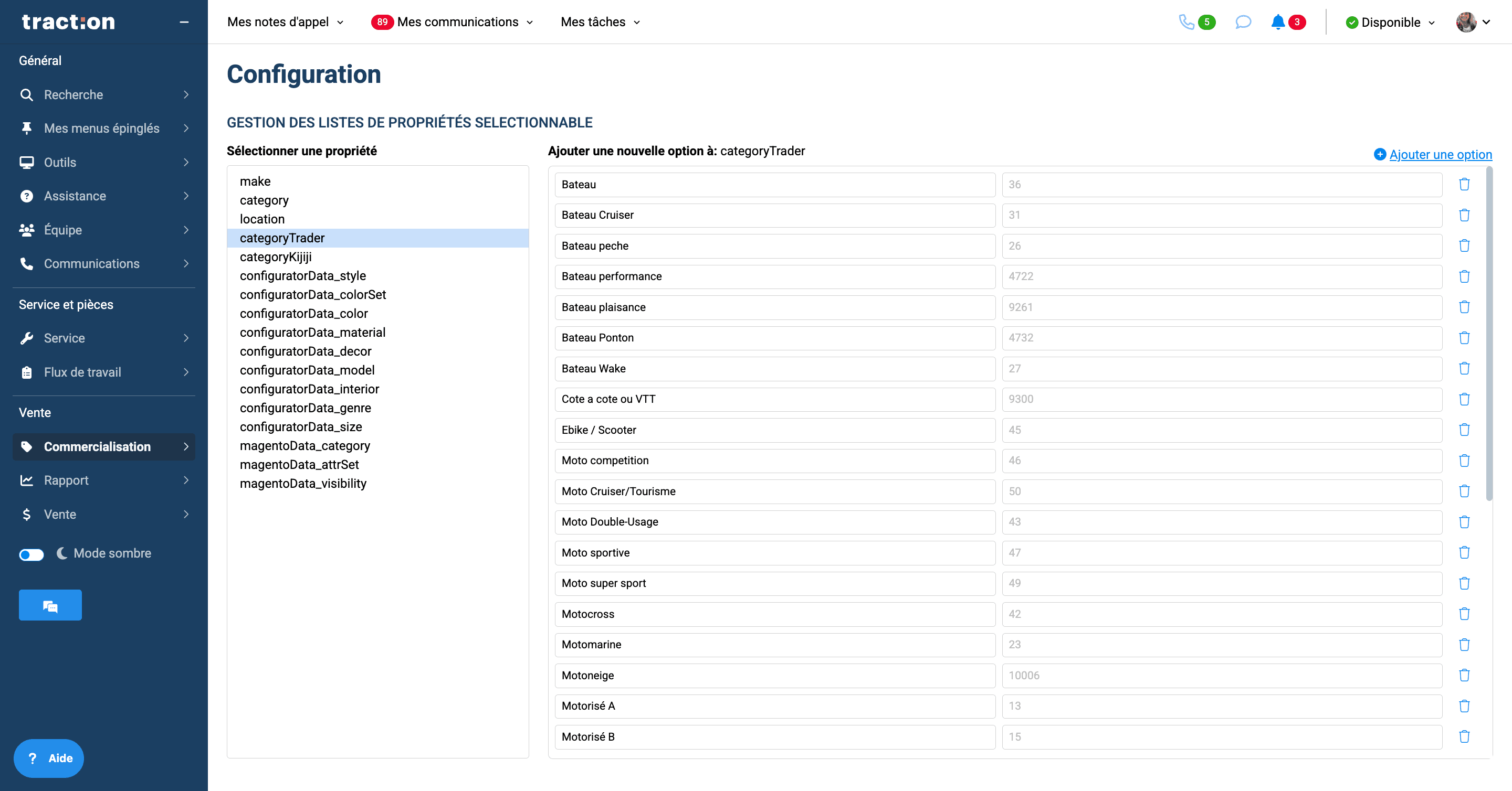 Step #4: Ajouter une option