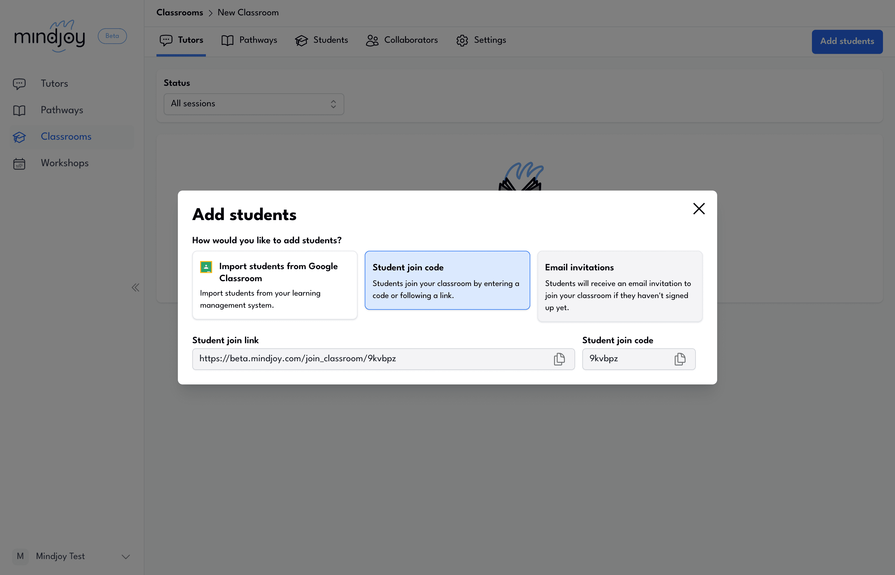 Step #7: Or Click on "Email invitations"