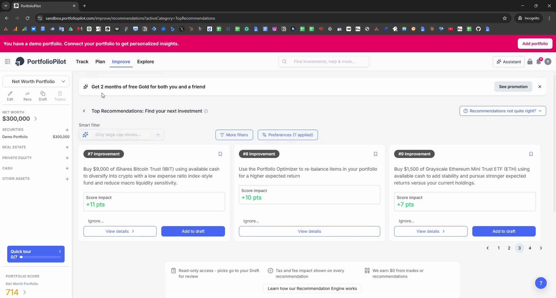 Step #6: Click Plan in the top navigation menu.