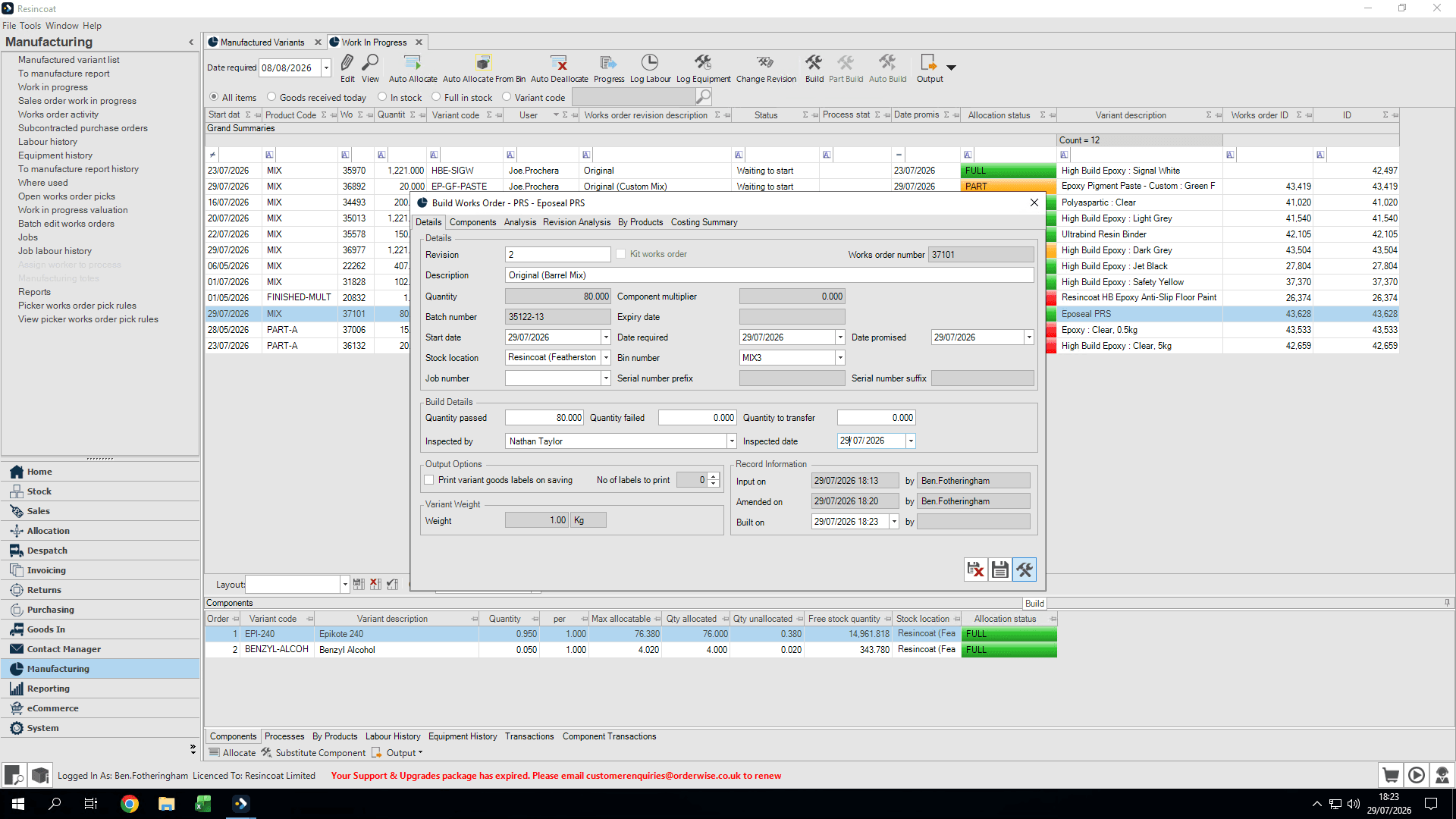 Step #42: Click Build to finalize the order.