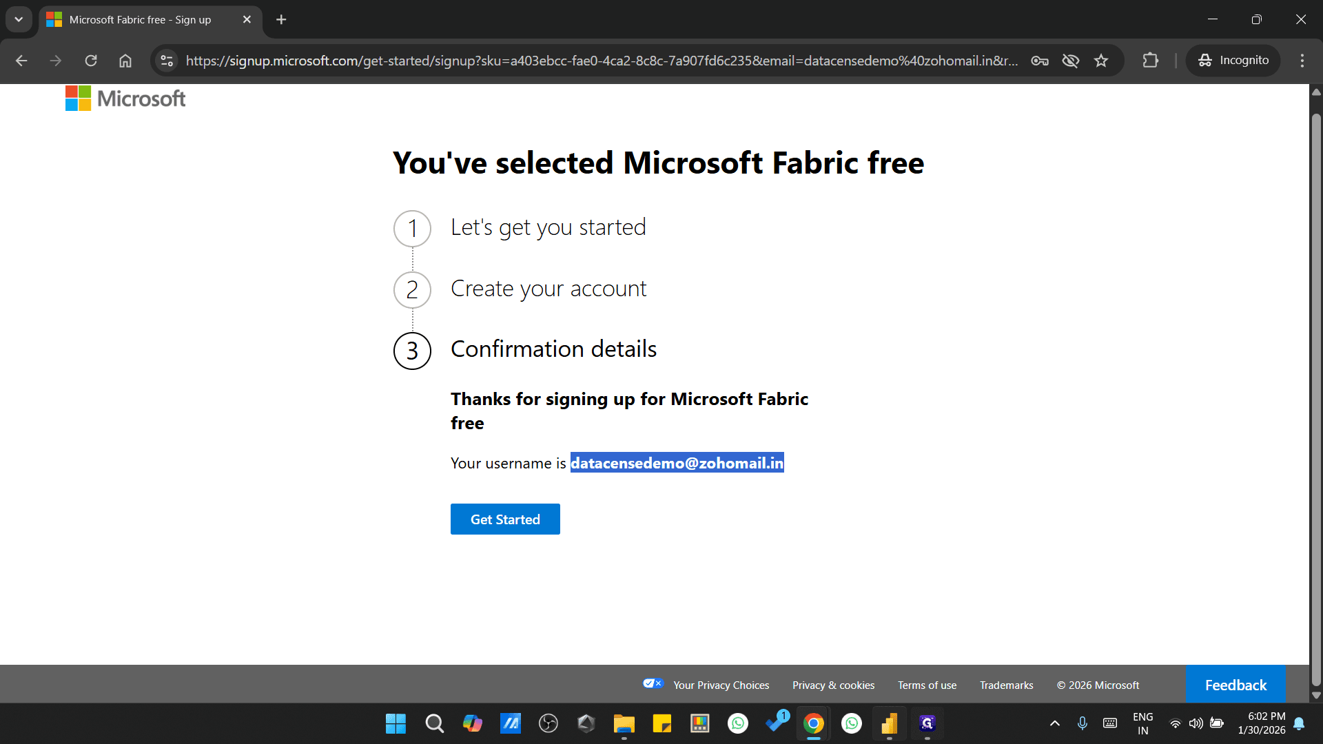 Step #43: Click here
