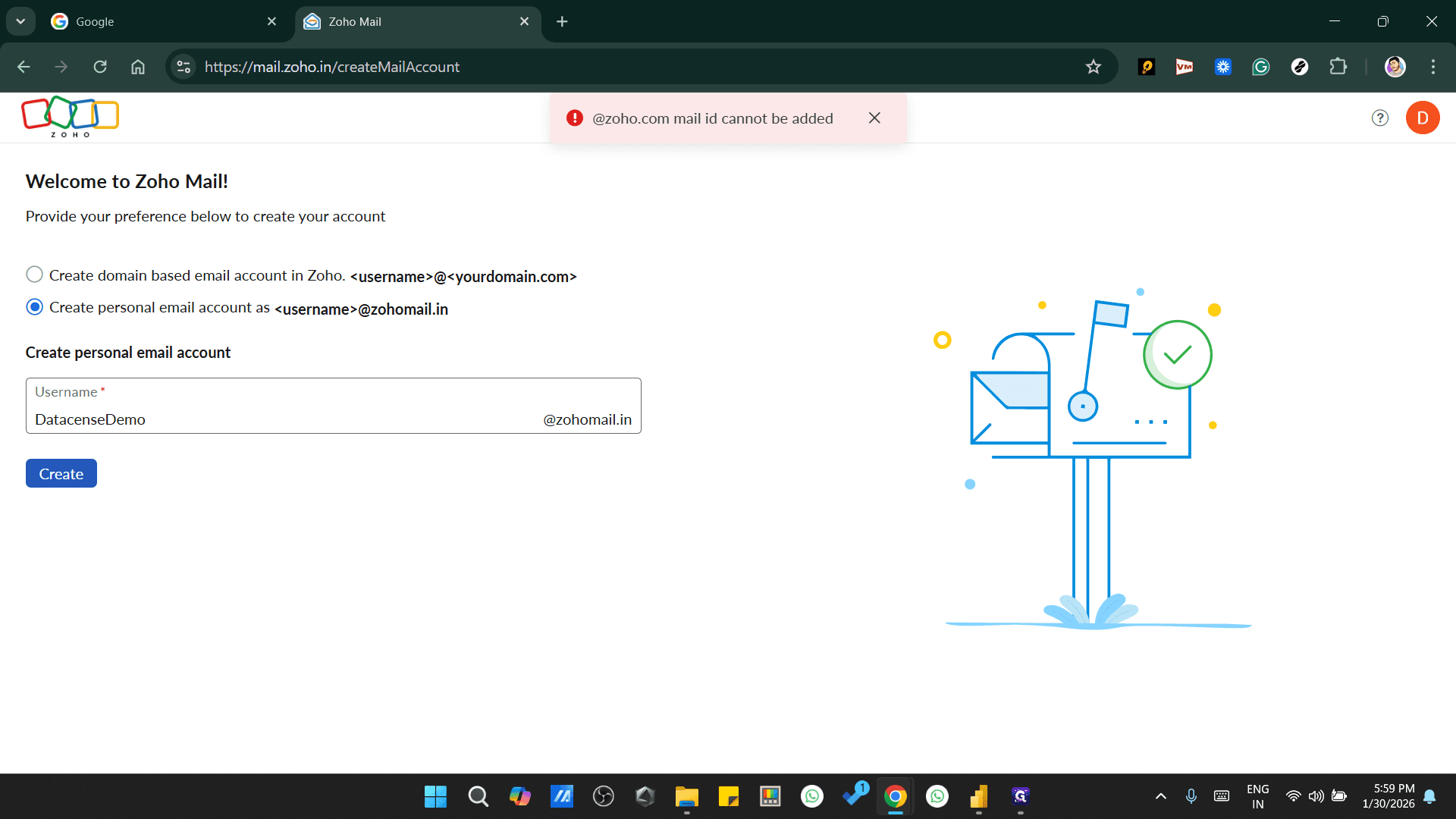 Step #14: Drag "DatacenseDemo"