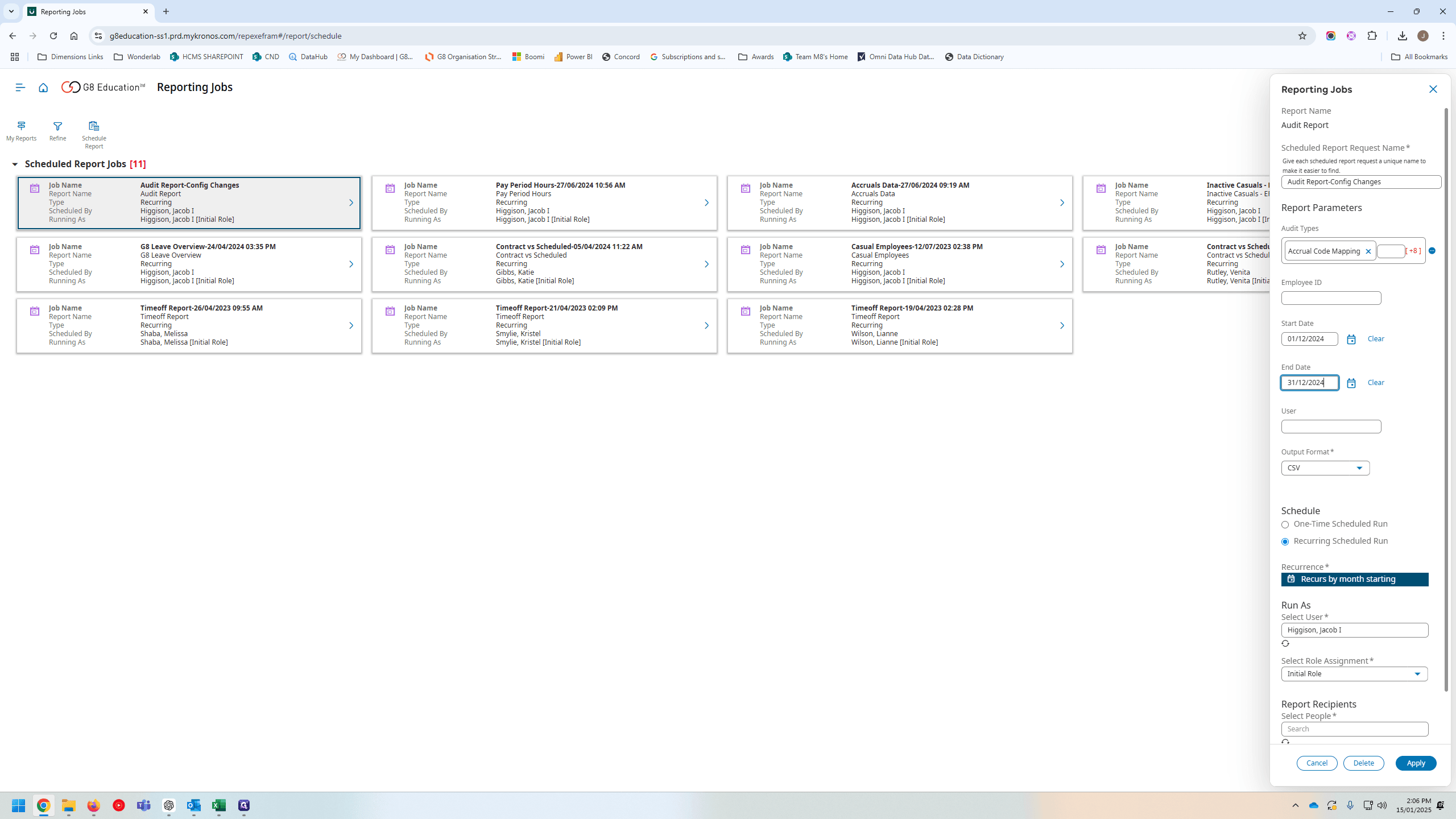 Step #7: Set the End Date as 30 days after the start date (the report will break with more than 30 days)