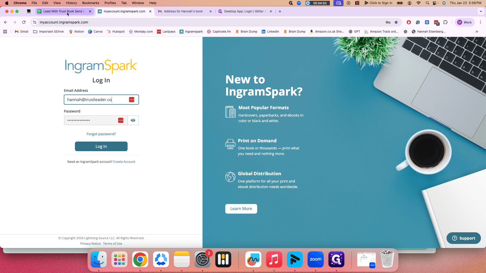 Step #23: Click on "+ Lead With Trust Book Send L"