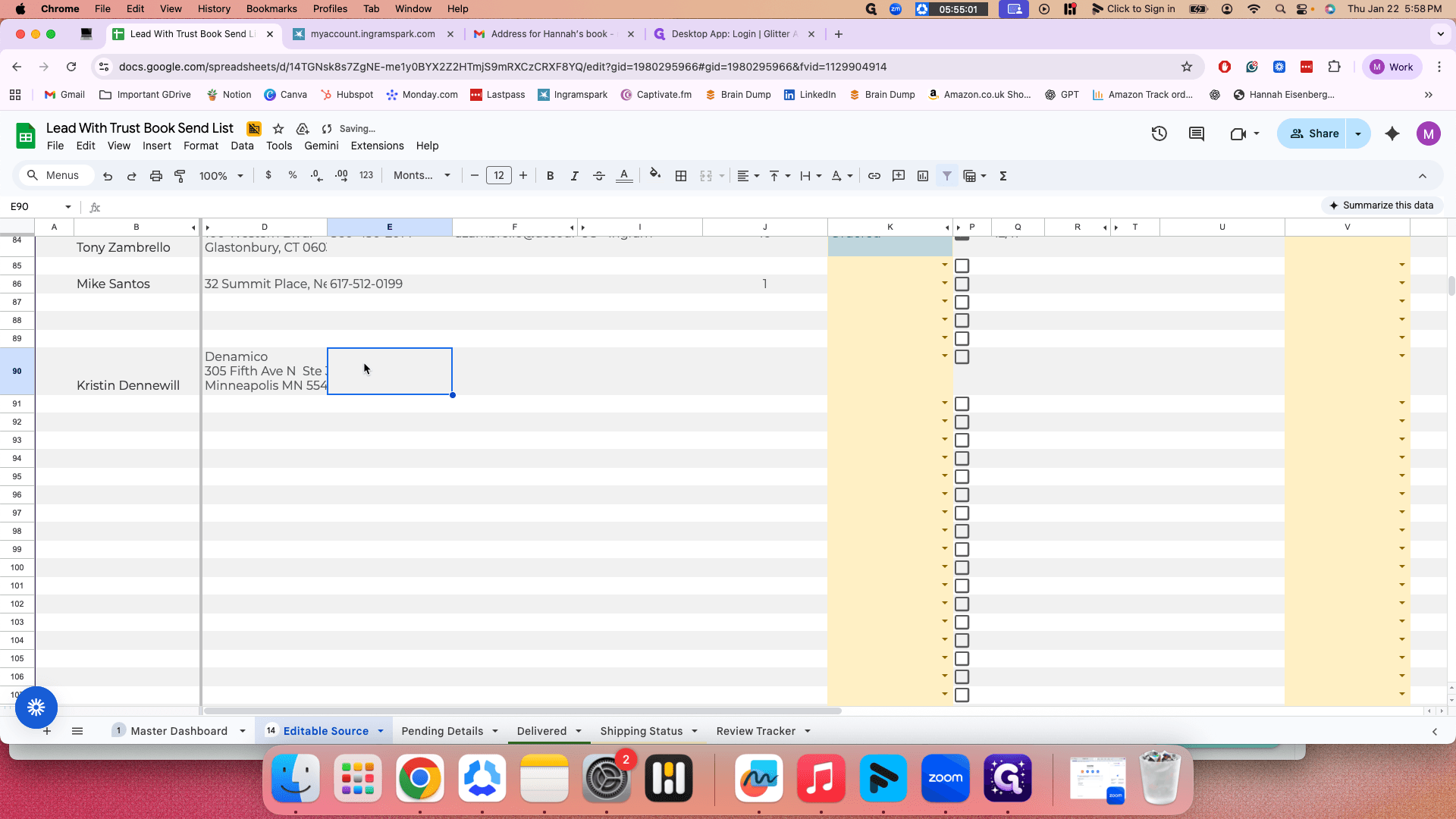 Step #32: Double-click on "A"