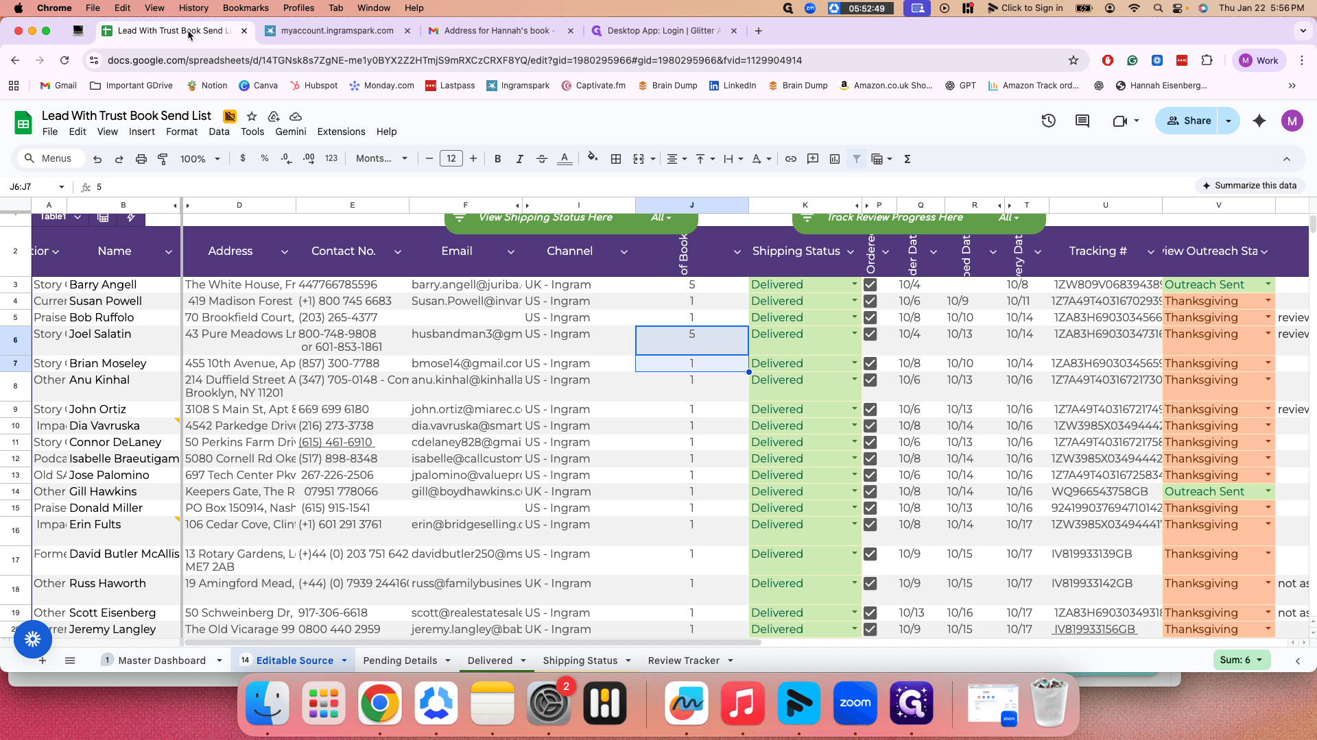 Step #1: Double-click on "Lead With Trust Book Send Li"