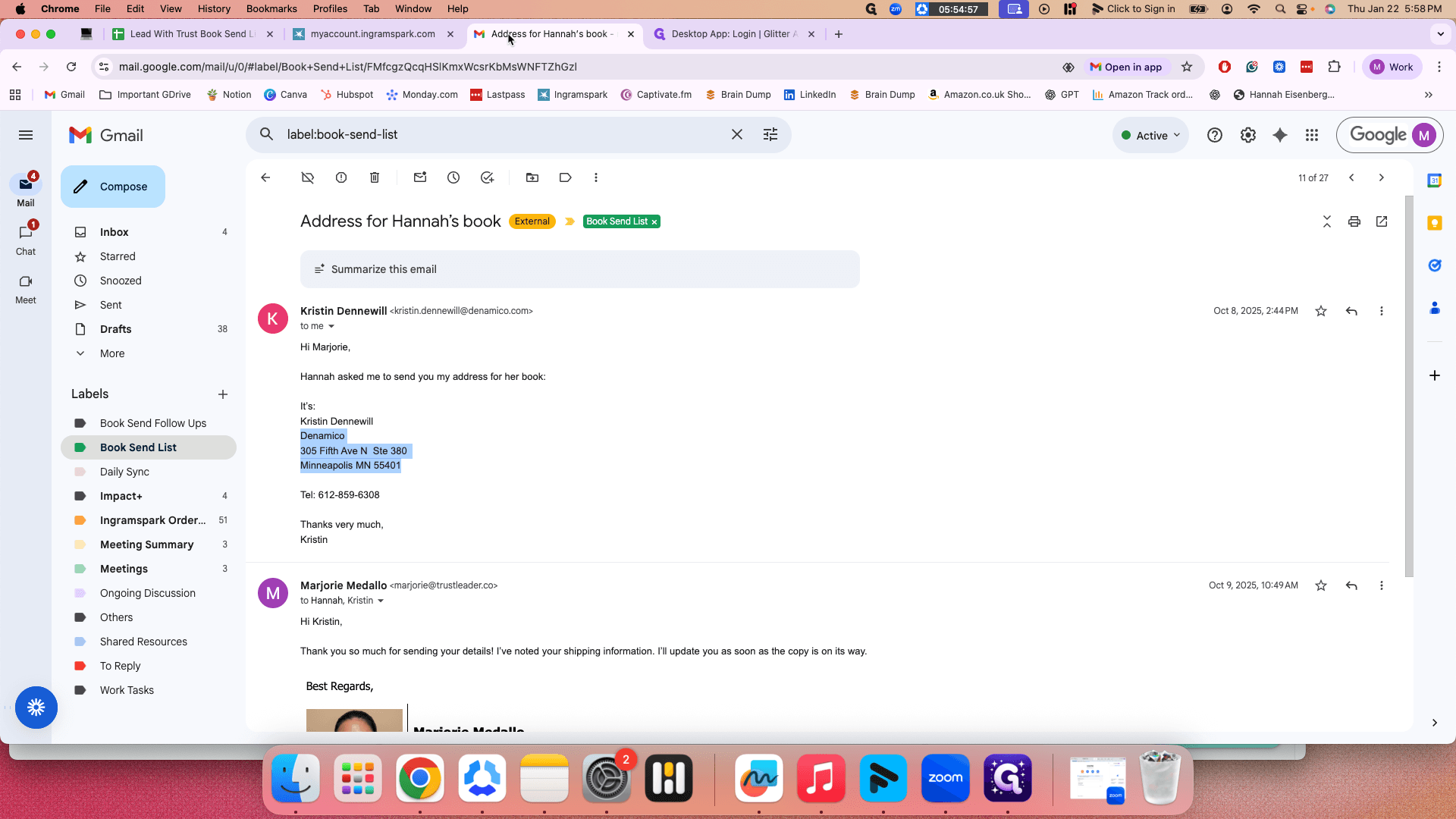 Step #26: Click on "Address"
