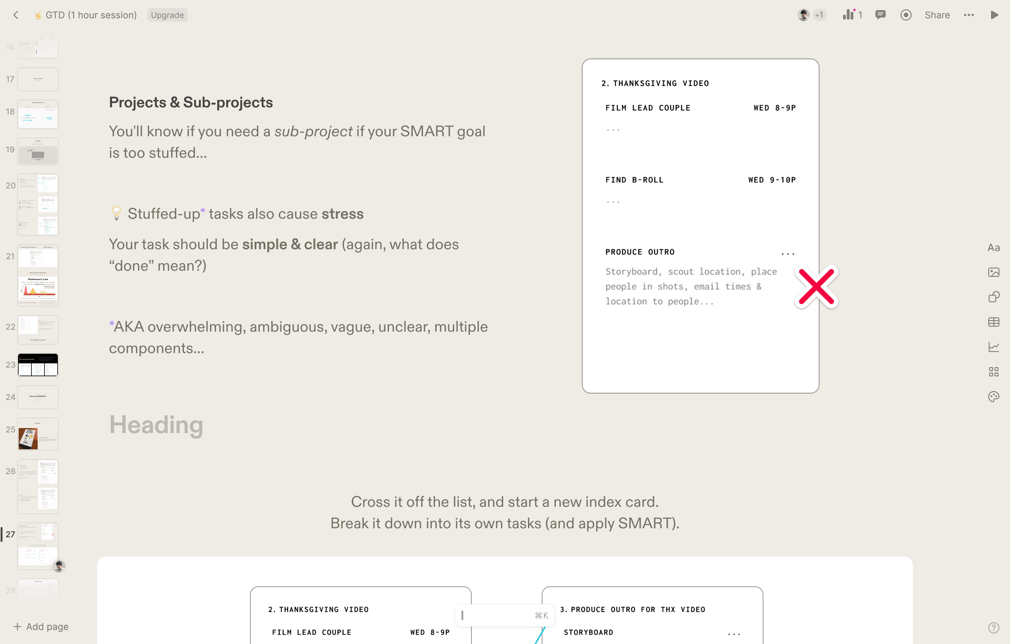 Step #32: Here is the entire page about breaking things down into subprojects.