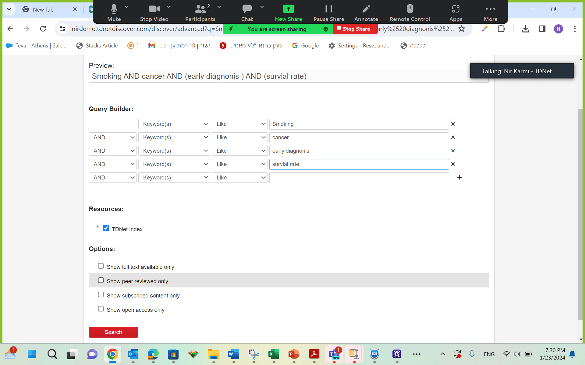 Step #52: Click "Show peer"