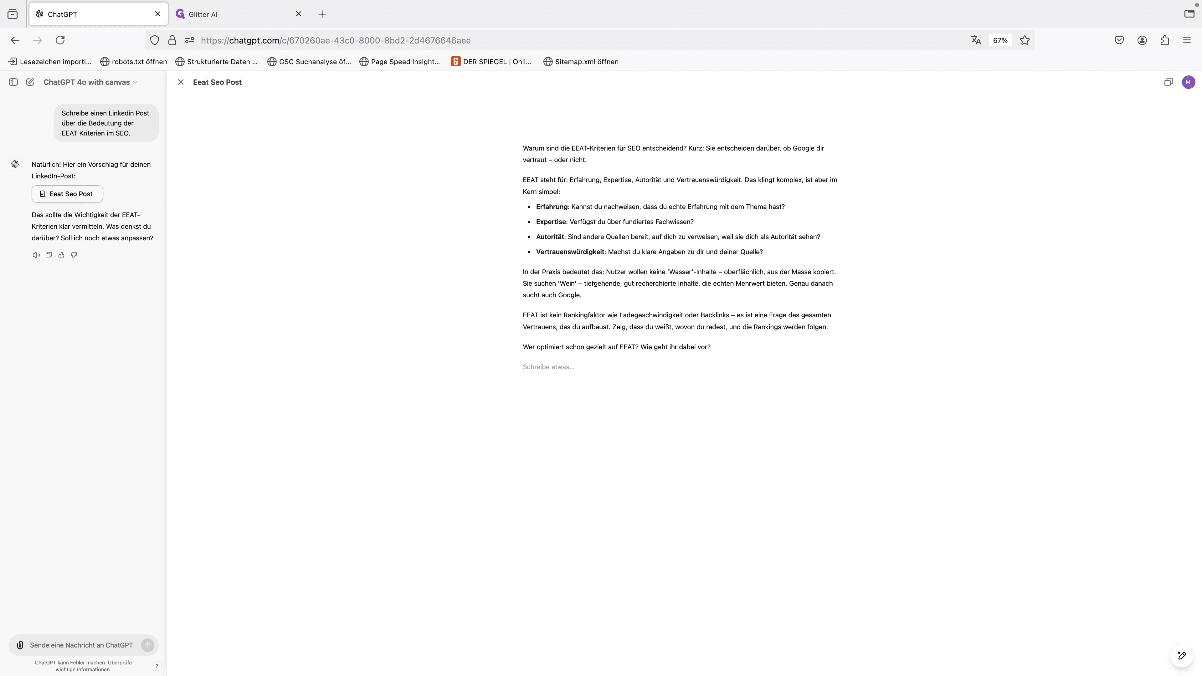 Step #4: Markiere einen Textabschnitt, den Du ändern möchtest.