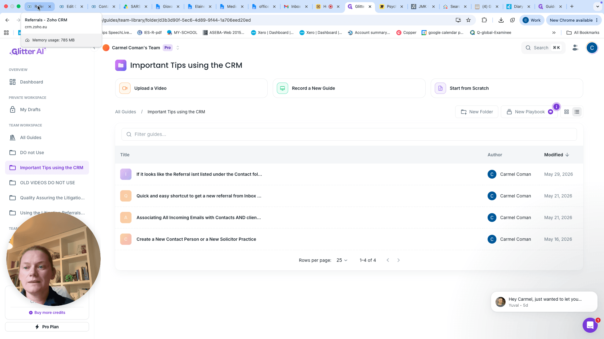 Step #1: Click Referrals in the left navigation menu.