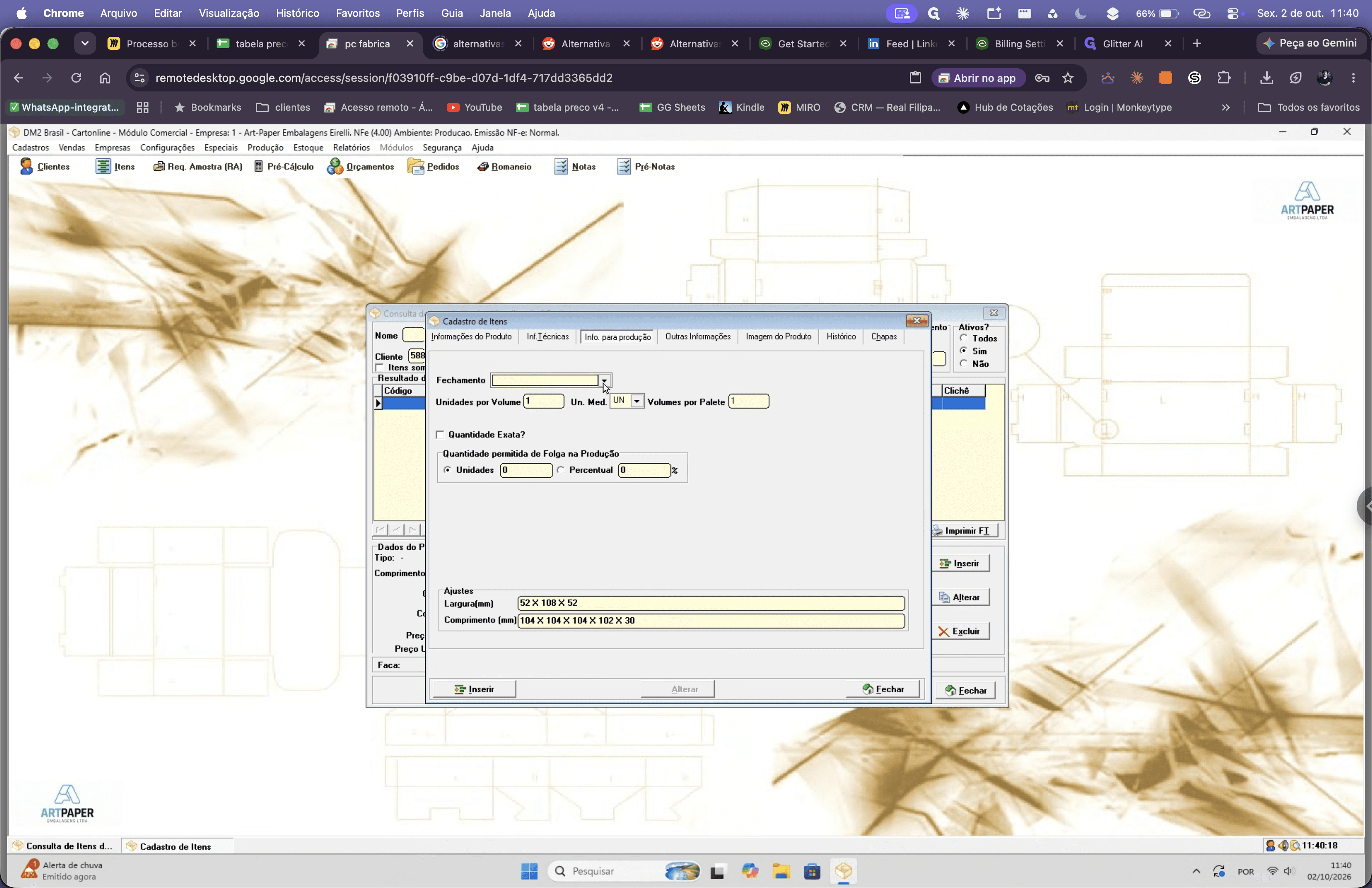 Step #2: Clique no menu suspenso Fechamento.