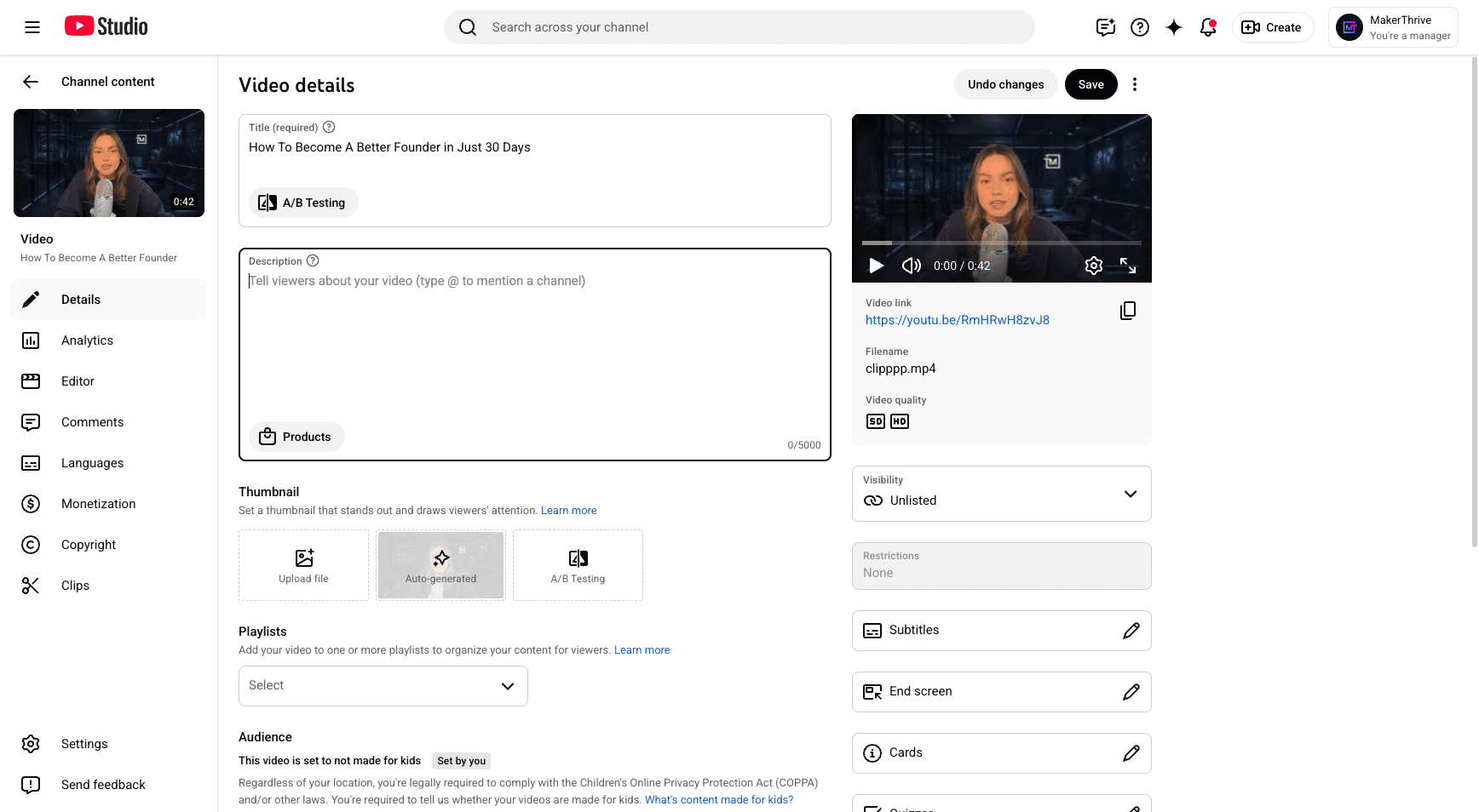 Step #9: Click on "type @ to mention a channel"