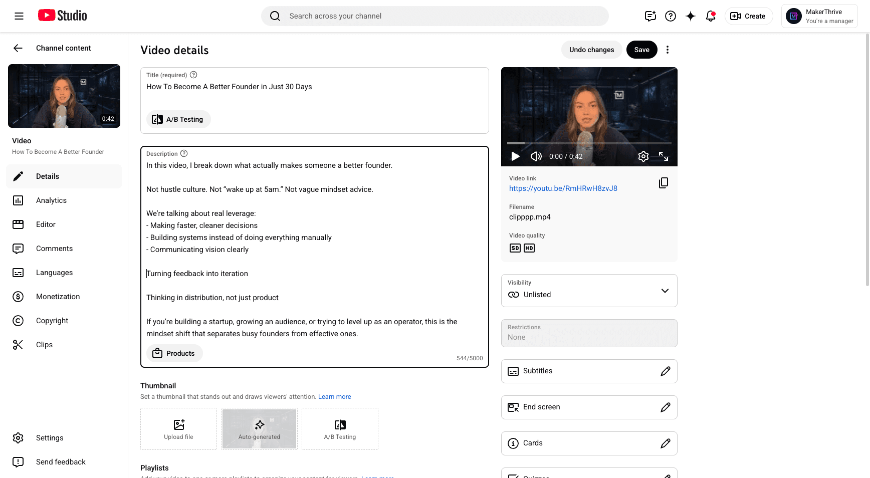 Step #20: Click on "Turning feedback into"