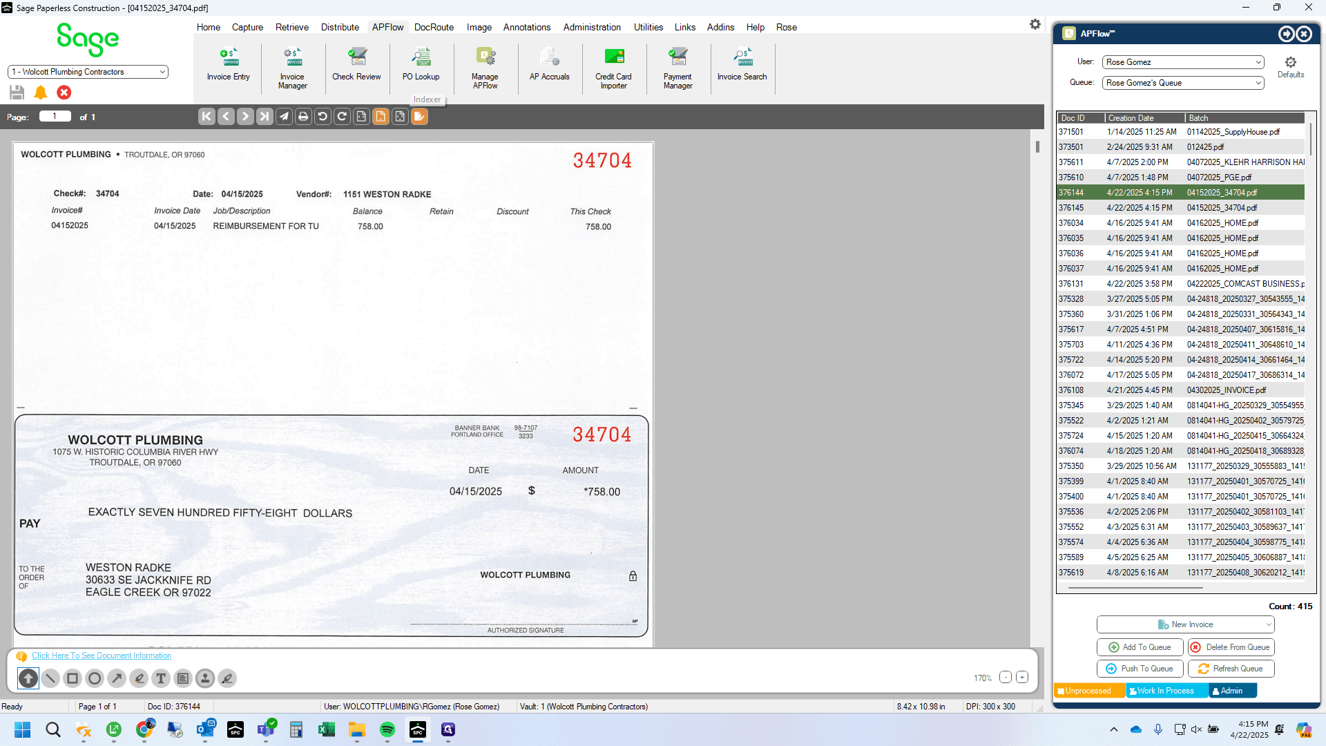 Step #12: Click on Indexer