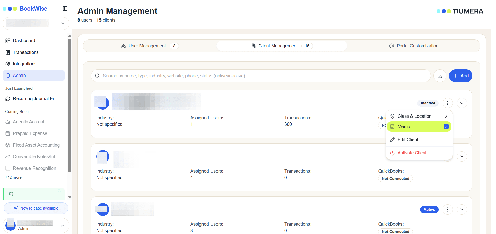 Step #3: Click Memo from the dropdown options, Then based on the requirements select or deselect Memo of it