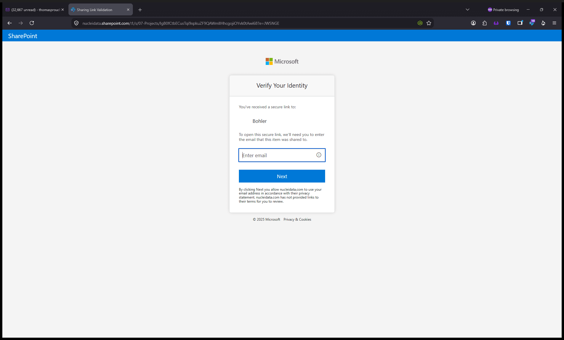 Step #1: Enter your email address into the input field.