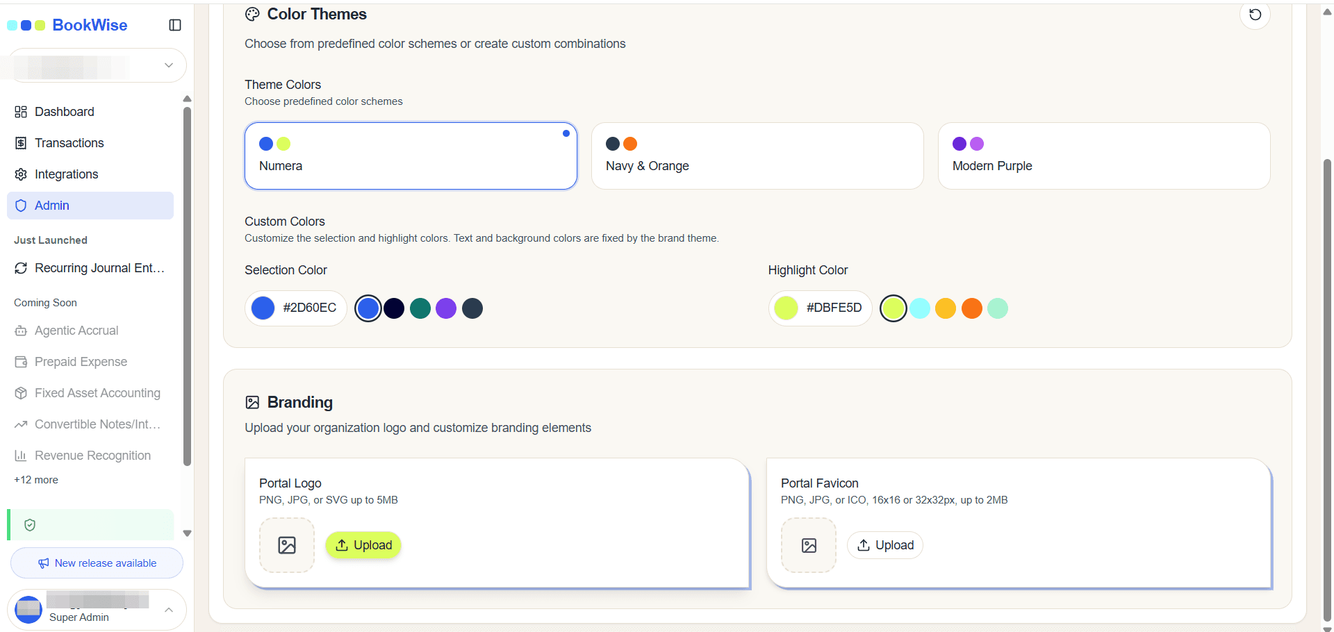 Step #4: Click on "Upload Logo" and upload your logo.
