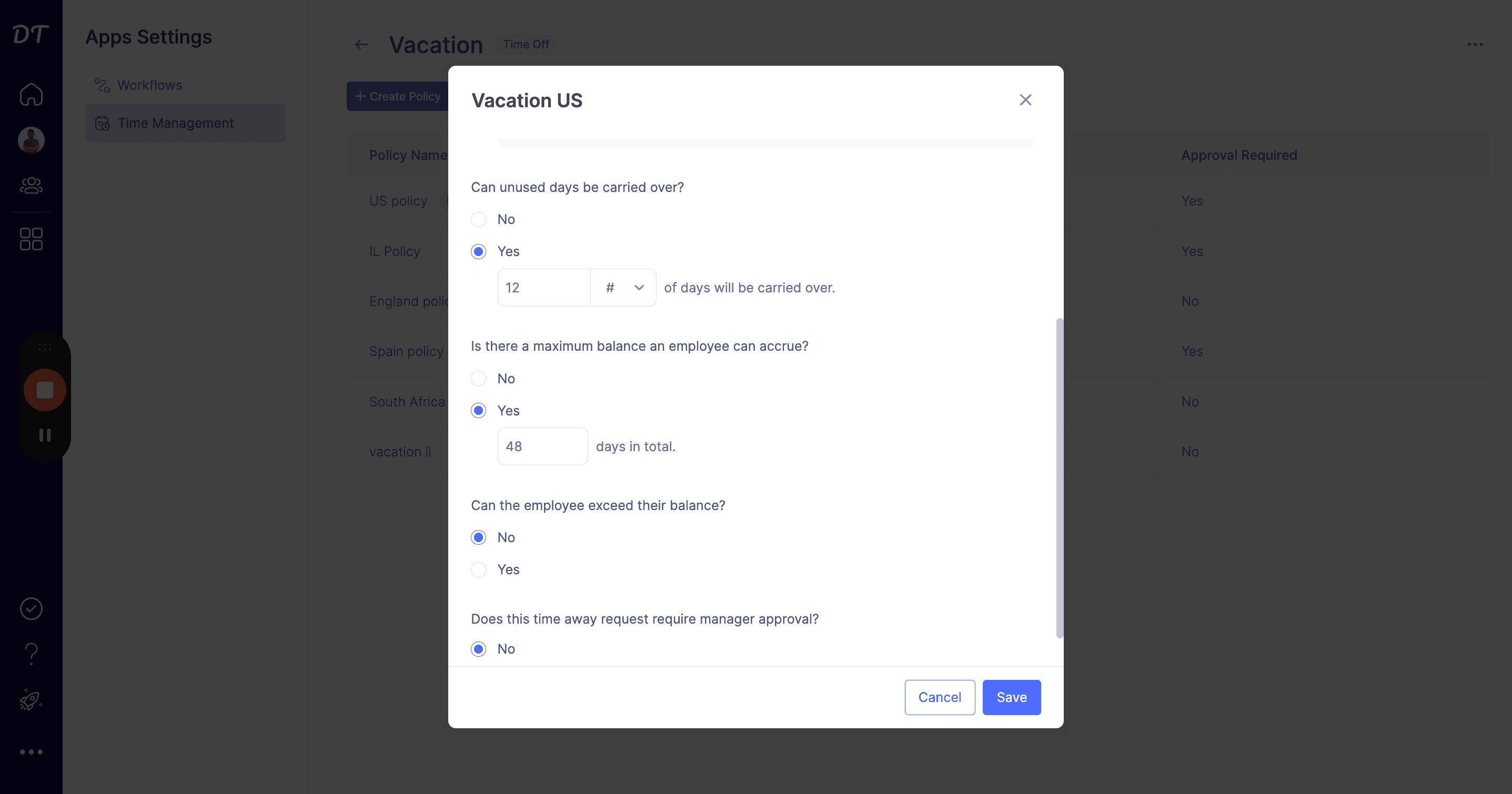 Step #25: Click "IL Policy"