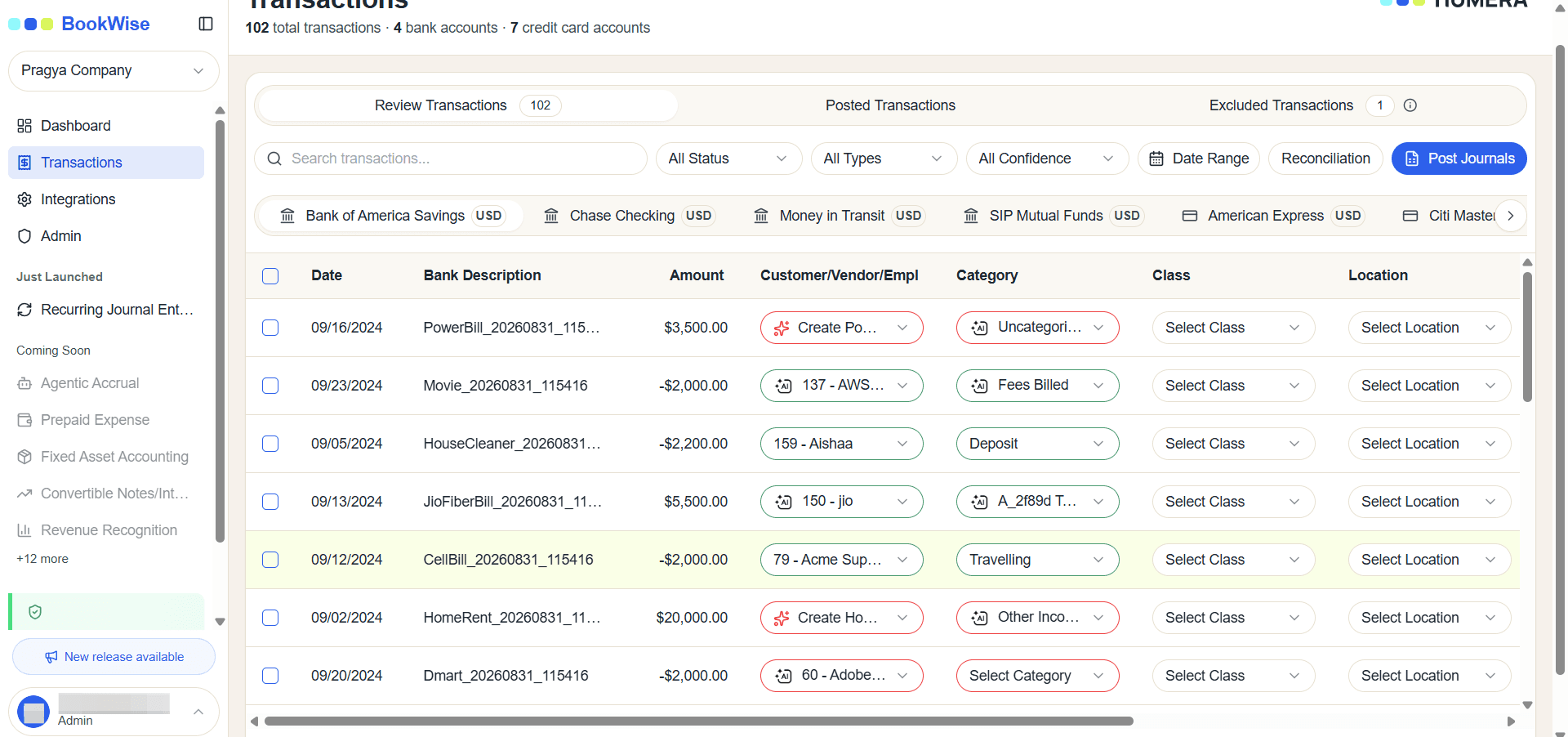 Step #4: The newly created category will be displayed in the selected field.