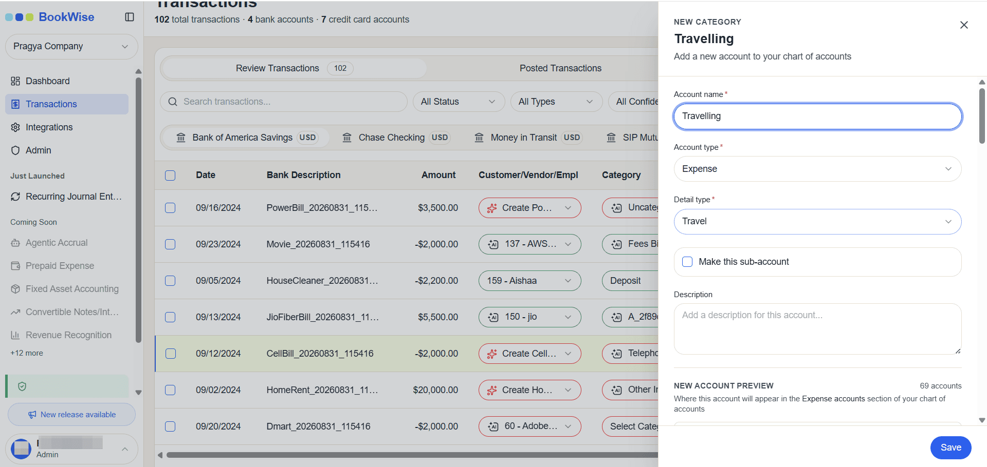 Step #3: Fill out the required fields in the form and Click on Save Category