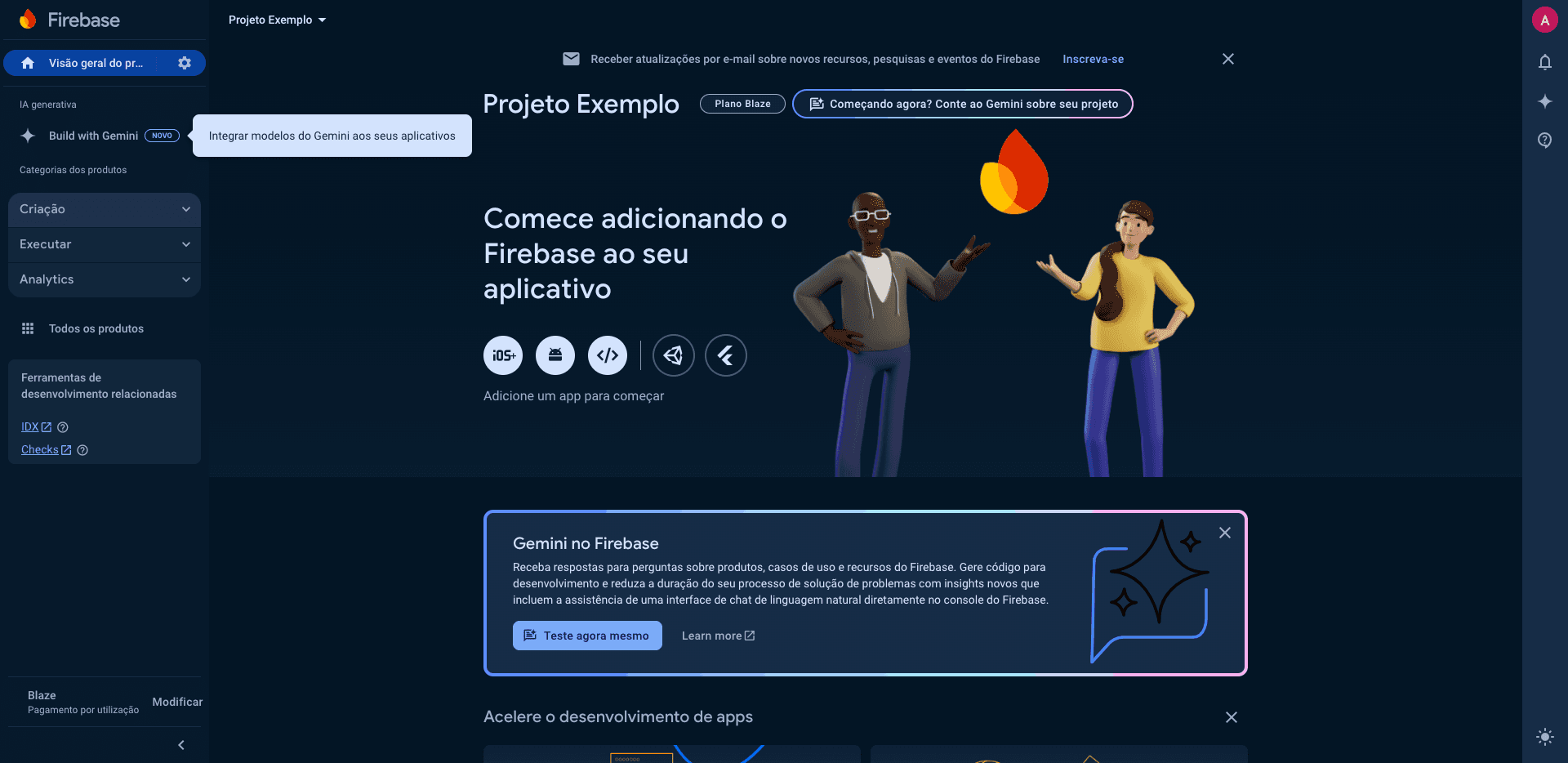 Step #11: Clique em "Criação"