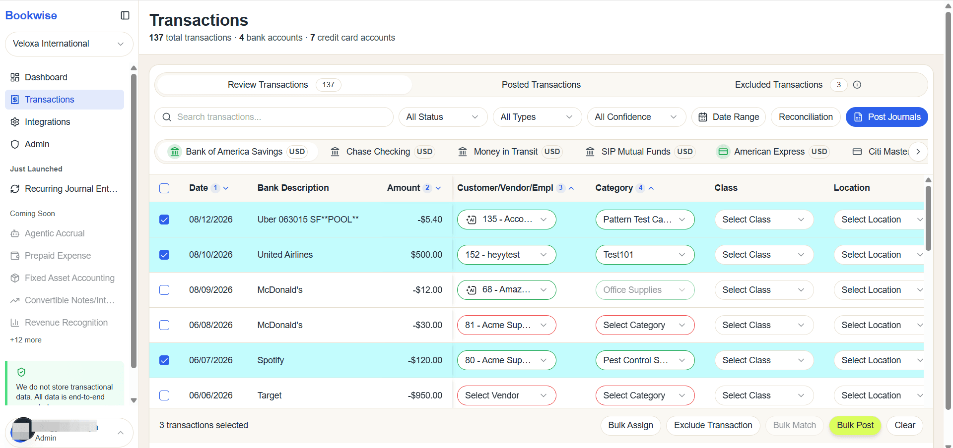 Step #2: Click on Bulk Post button you will see the confirmation popup