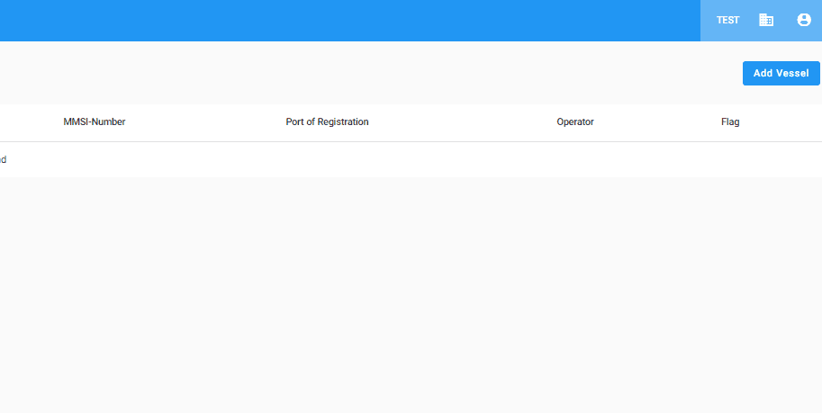 Step #3: In the list of all vessels, click on "Add Vessel".