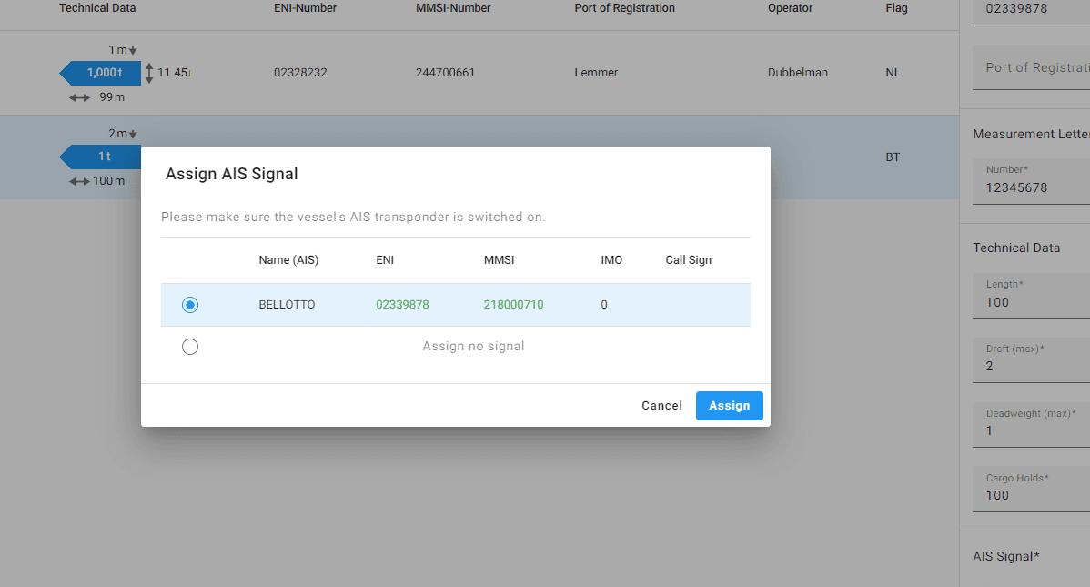 Step #7: Assign AIS.