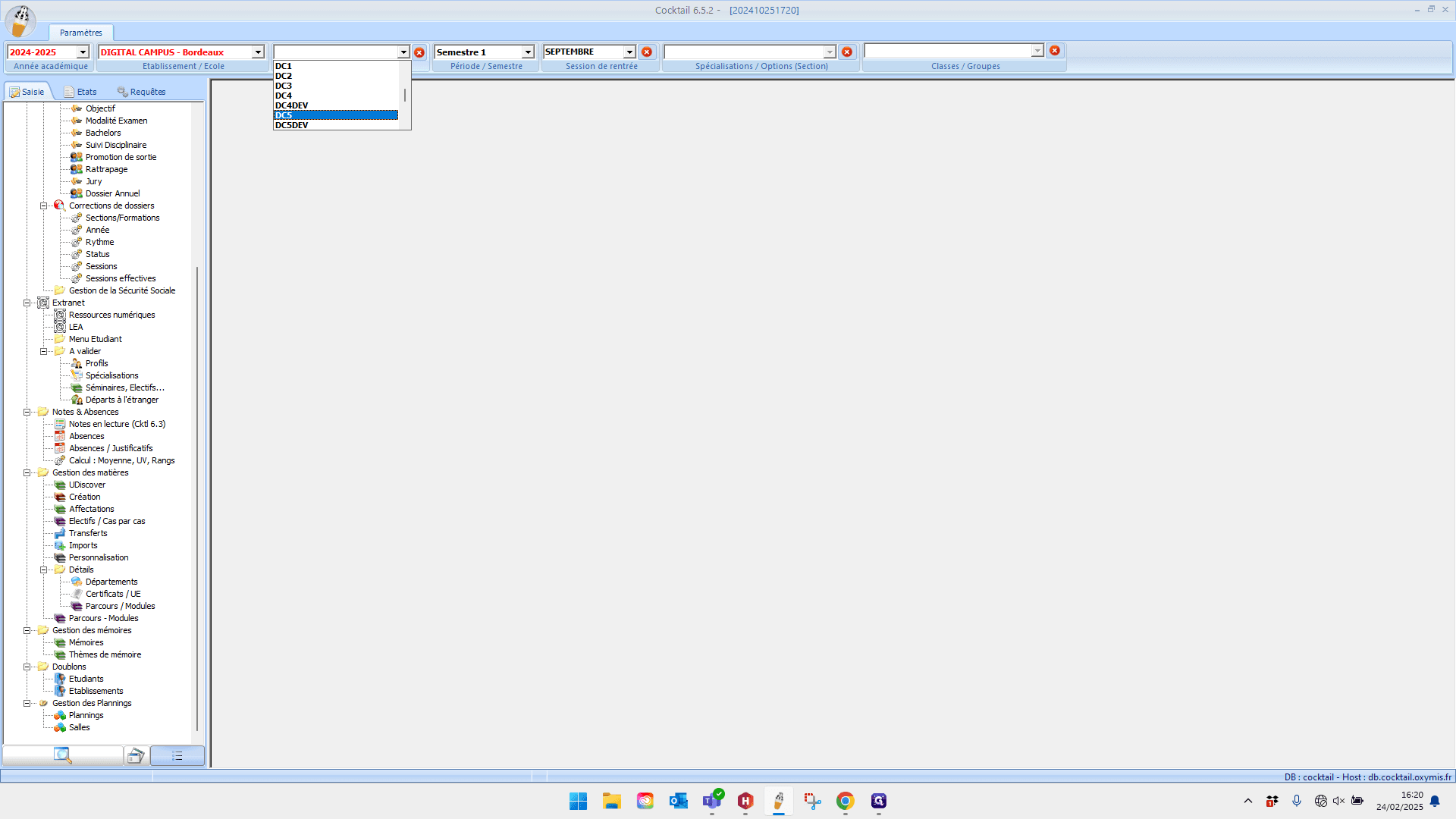 Step #6: Cliquez sur "DC5"